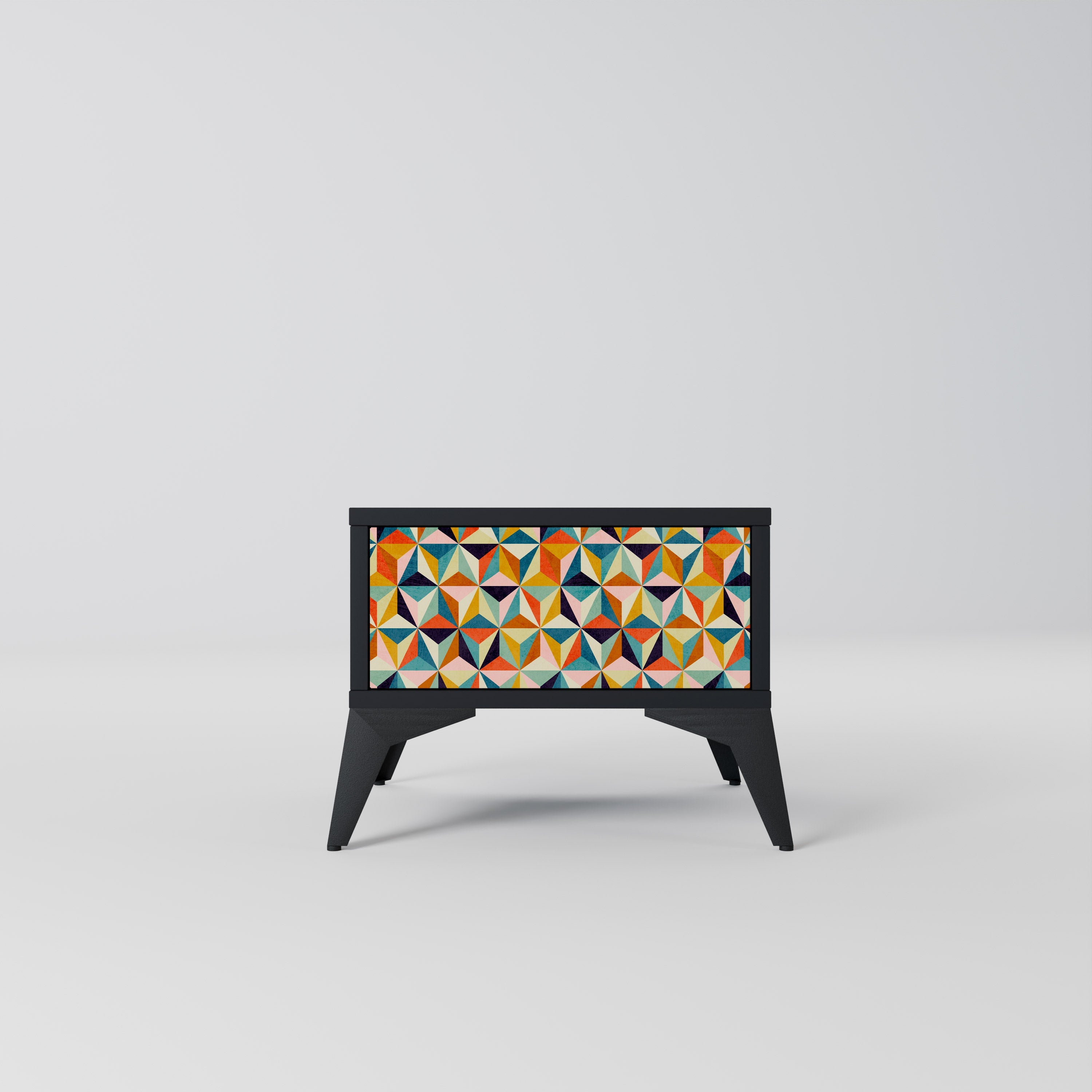 TESSELATE TREASURES Szafka nocna Czarna