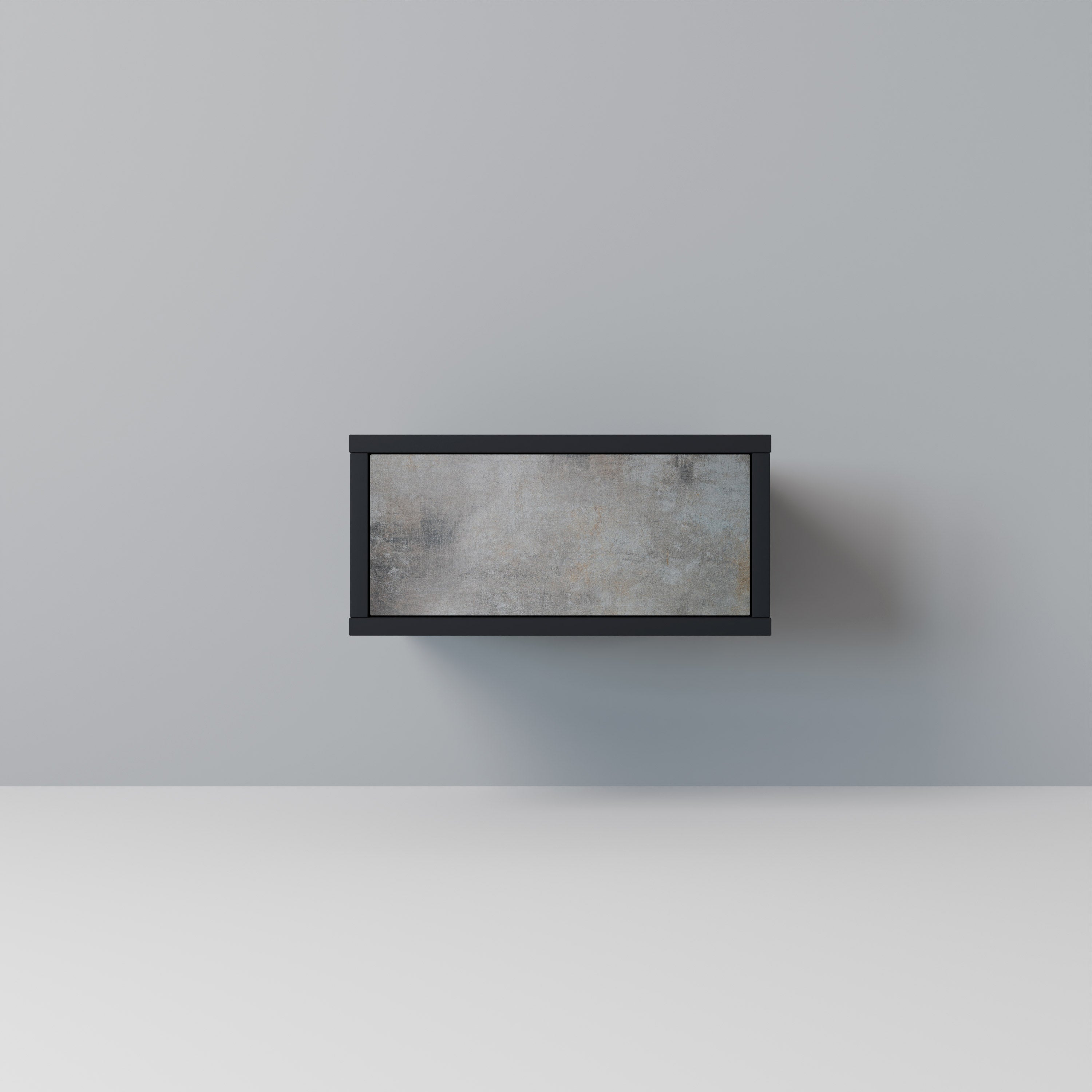 CONCRETE WALL Szafka nocna Czarna