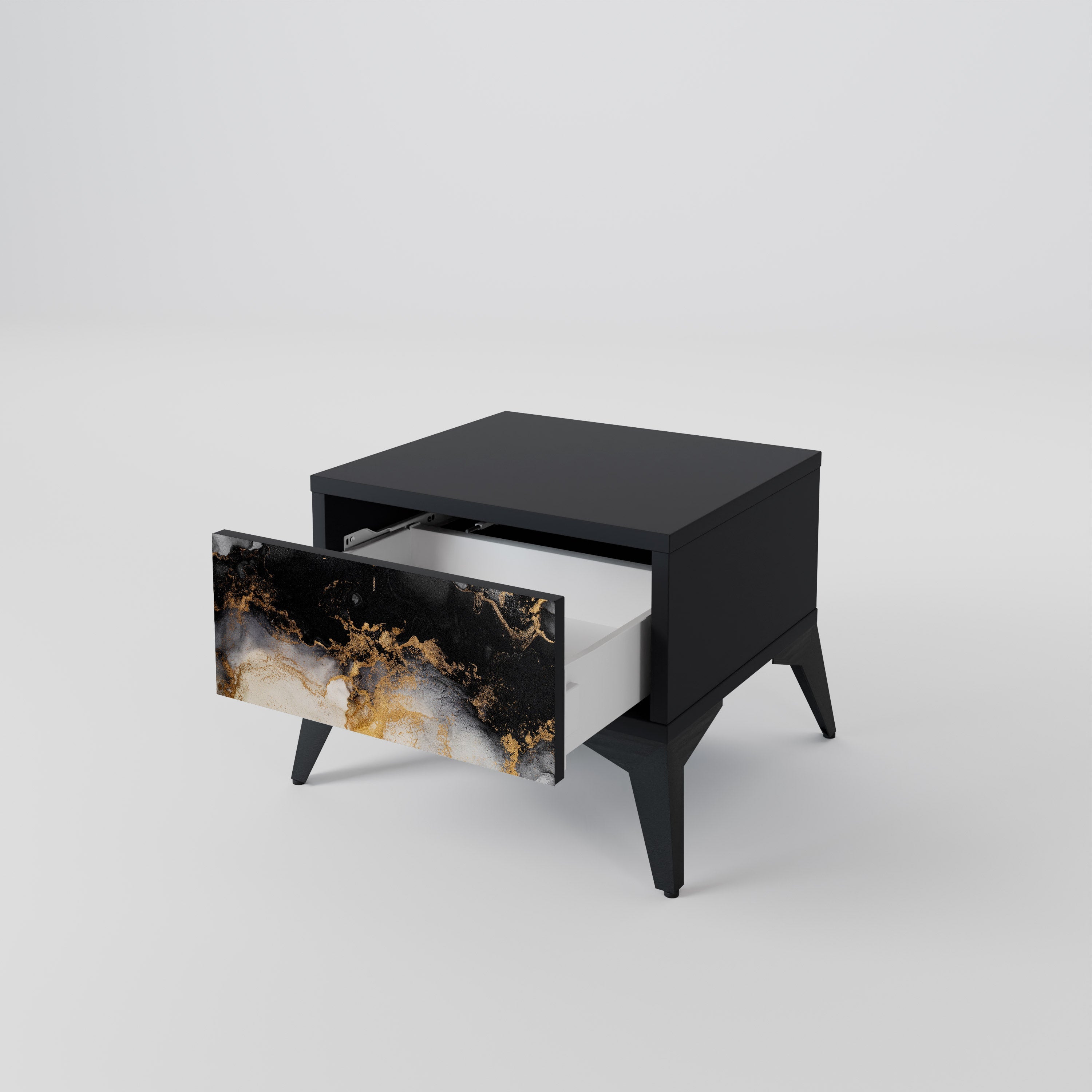 MARBLE OF TOMMORROW Szafka nocna Czarna