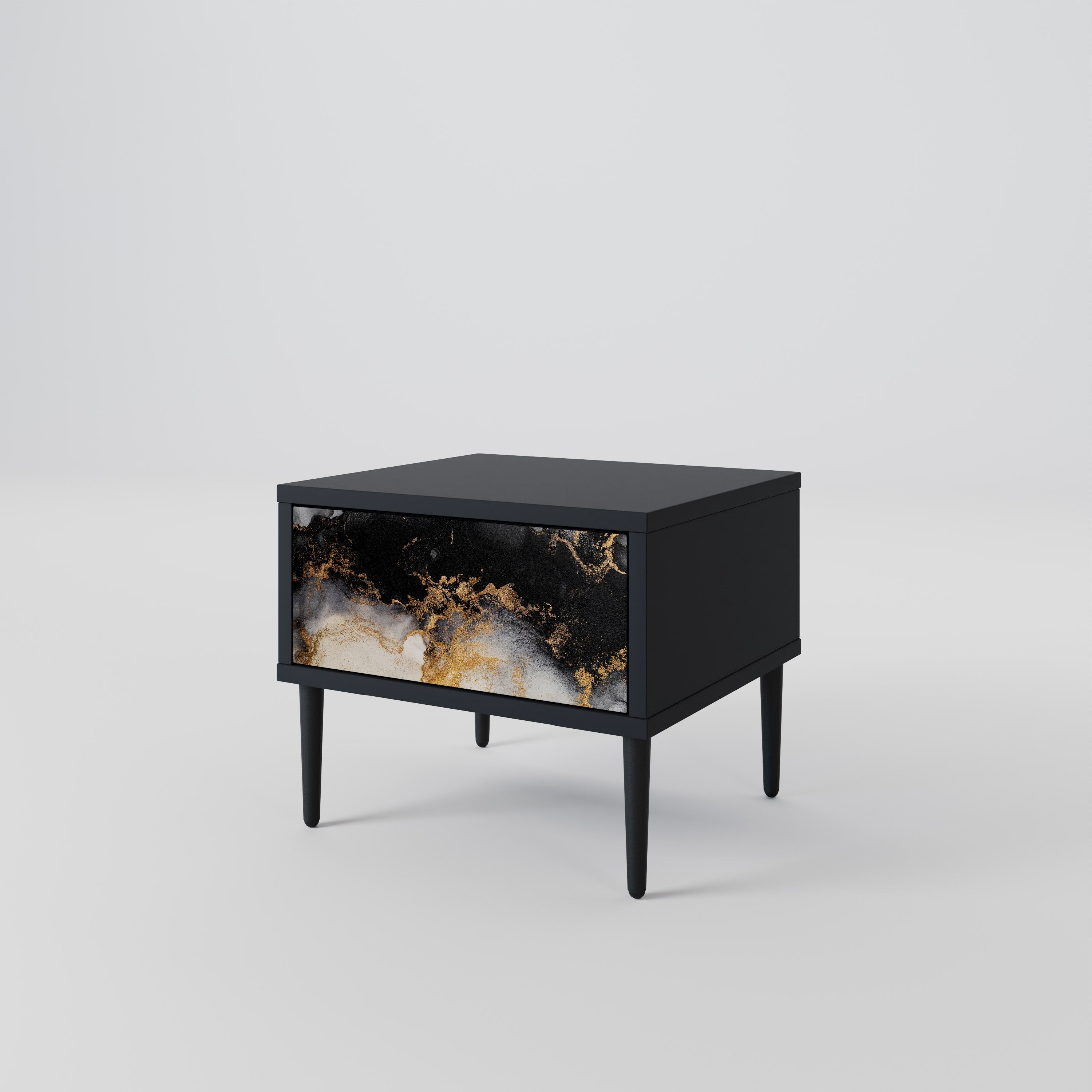 MARBLE OF TOMMORROW Szafka nocna Czarna