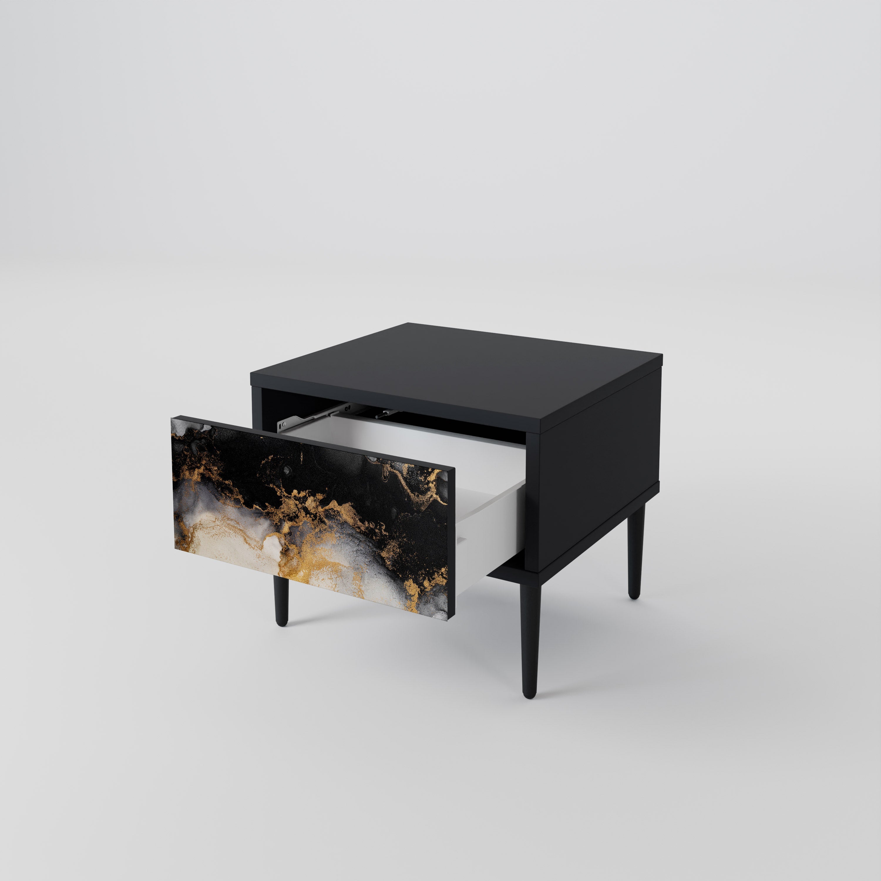 MARBLE OF TOMMORROW Szafka nocna Czarna