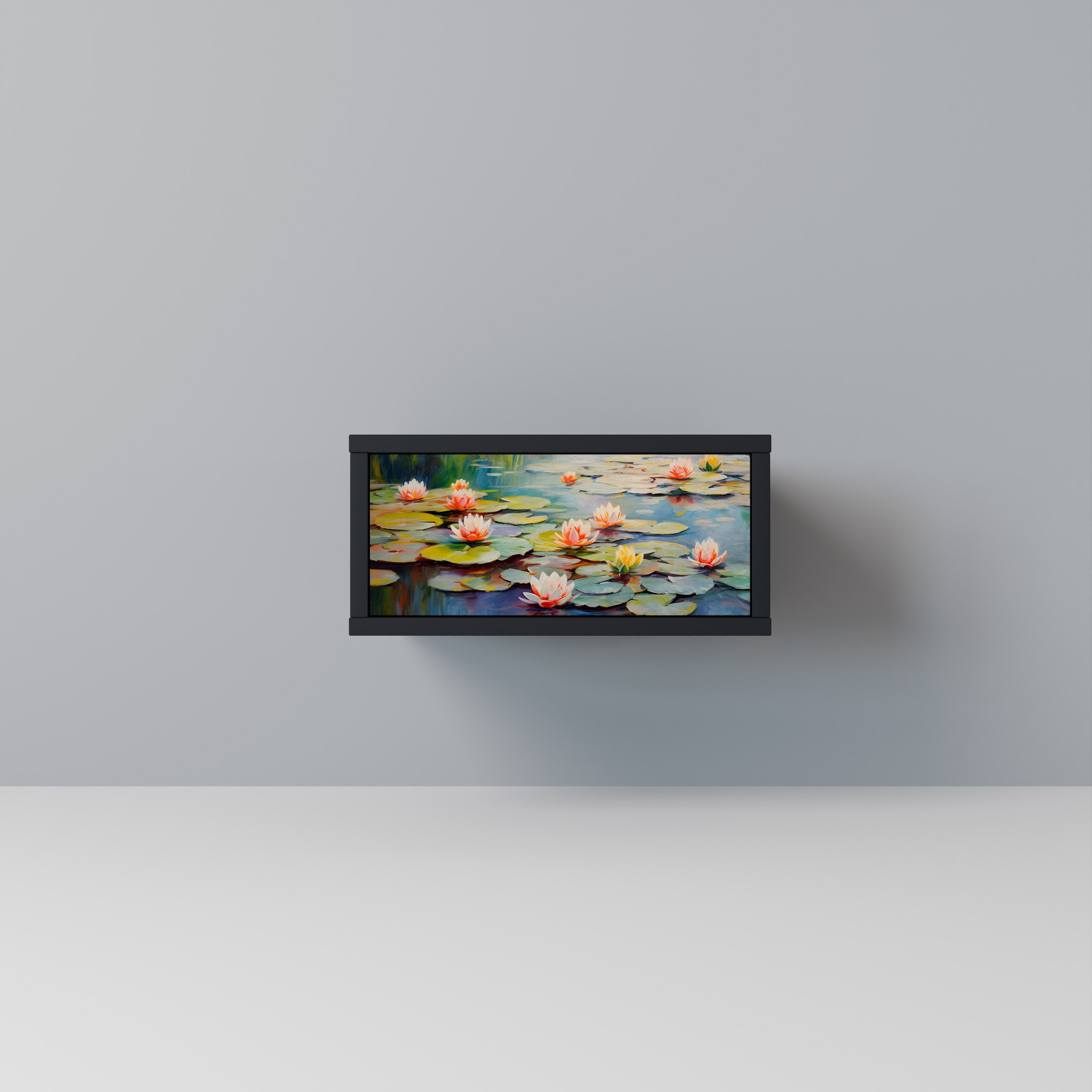 BLOOMING WATERS Szafka nocna Czarna