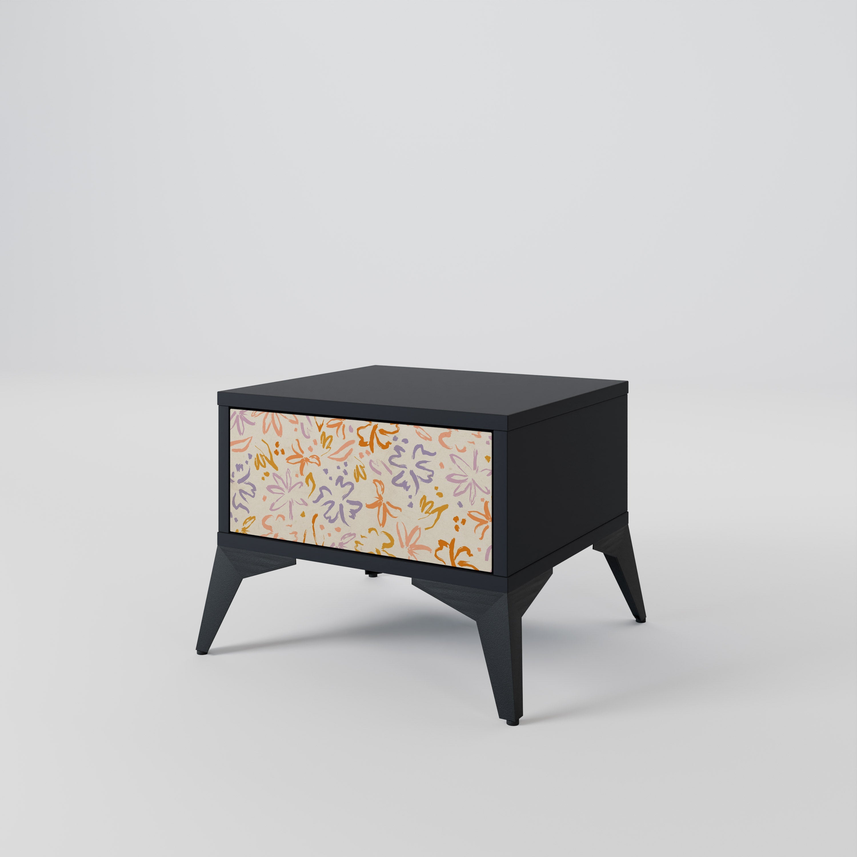 SPRING WHIMSY Szafka nocna Czarna