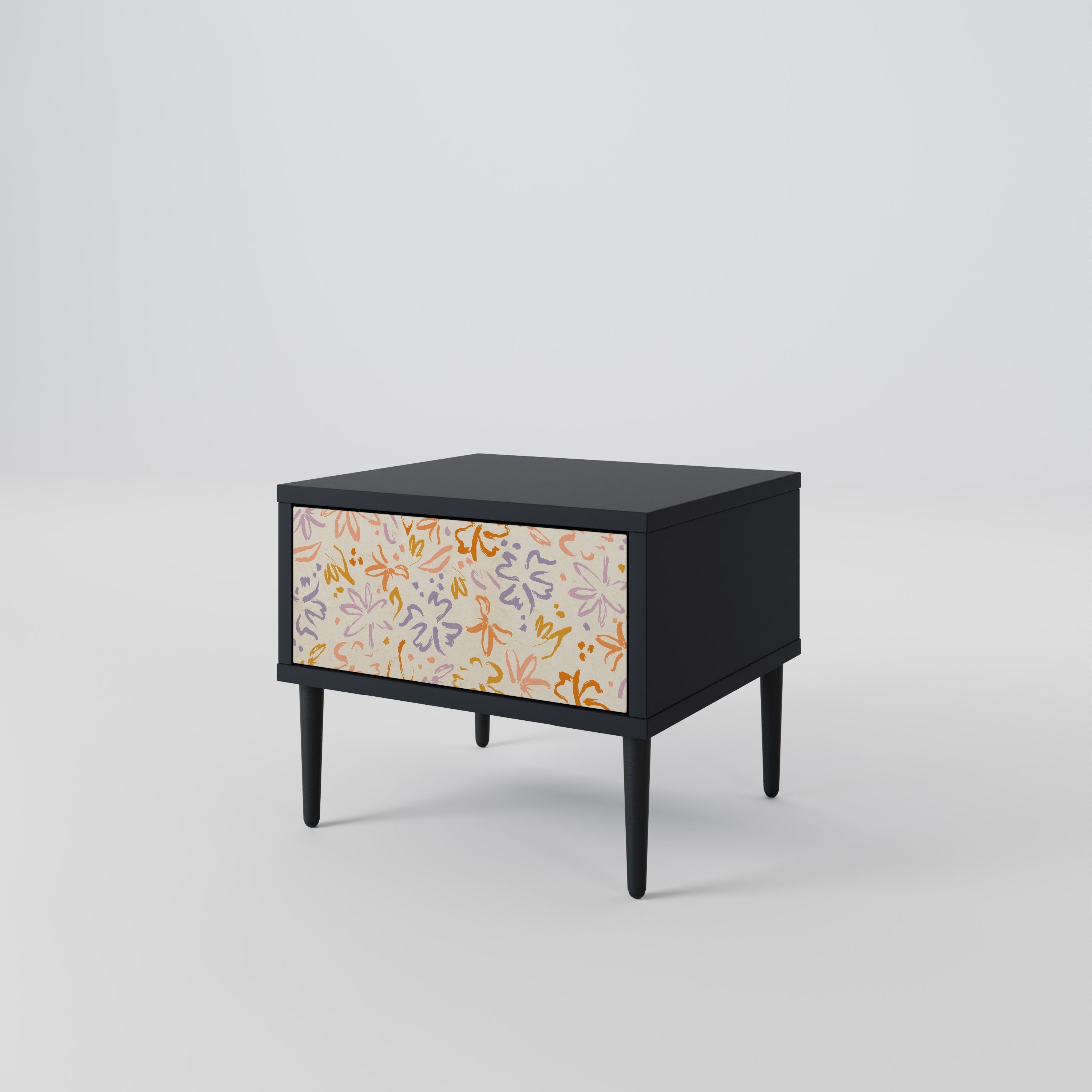 SPRING WHIMSY Szafka nocna Czarna