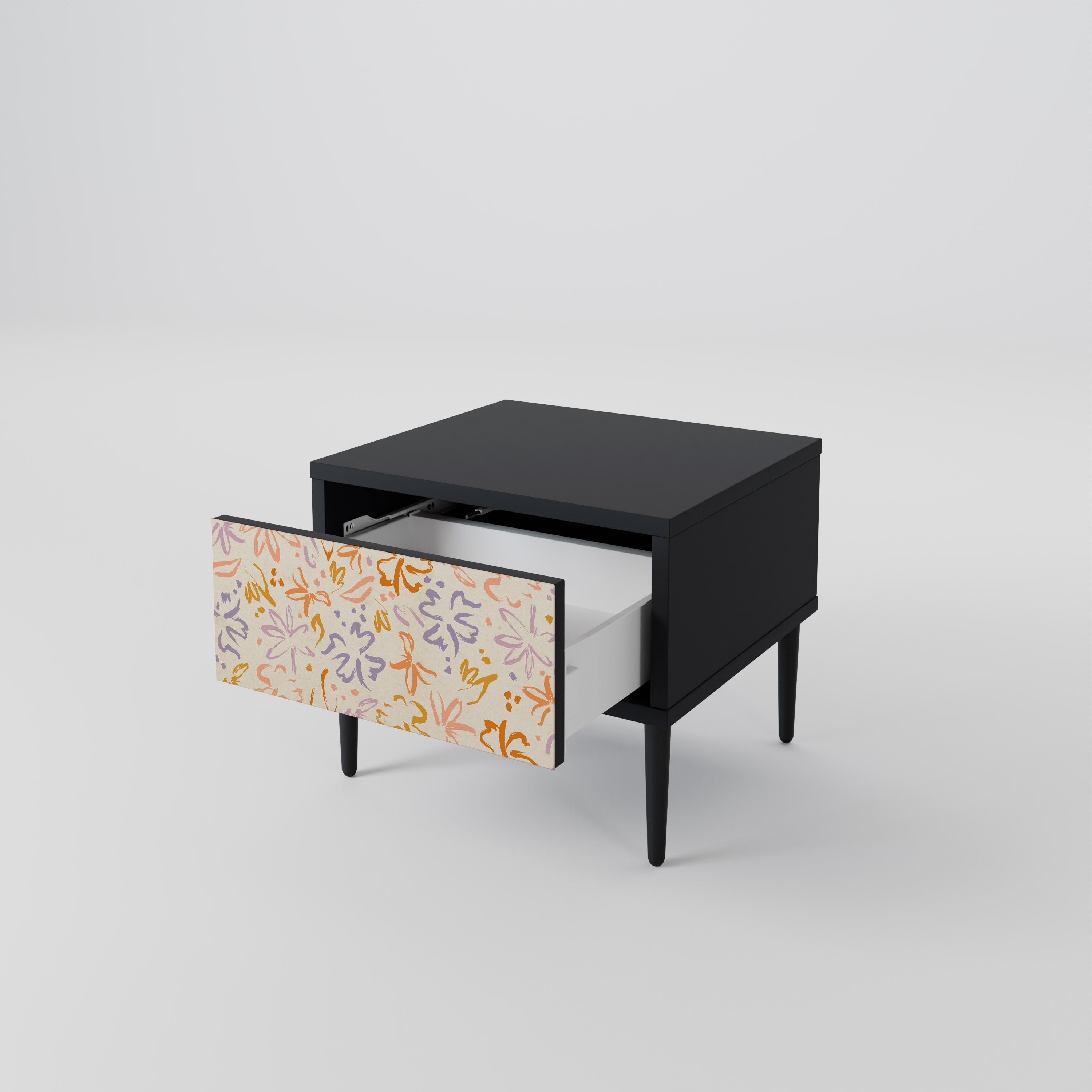 SPRING WHIMSY Szafka nocna Czarna