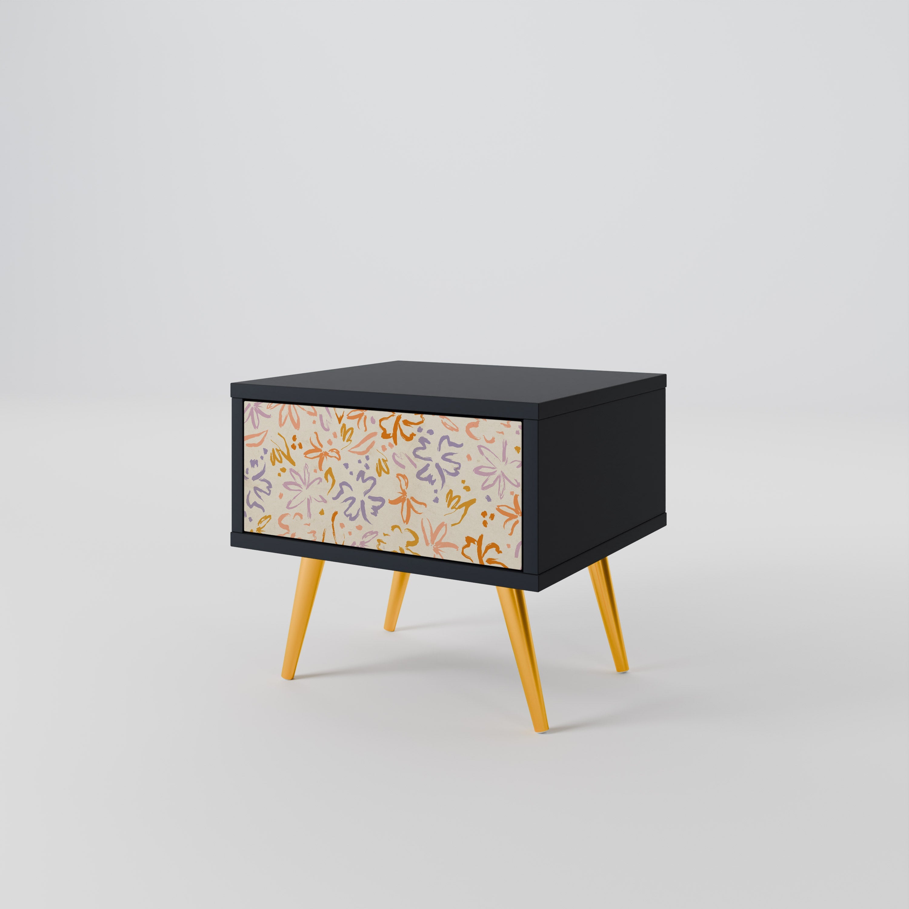 SPRING WHIMSY Szafka nocna Czarna