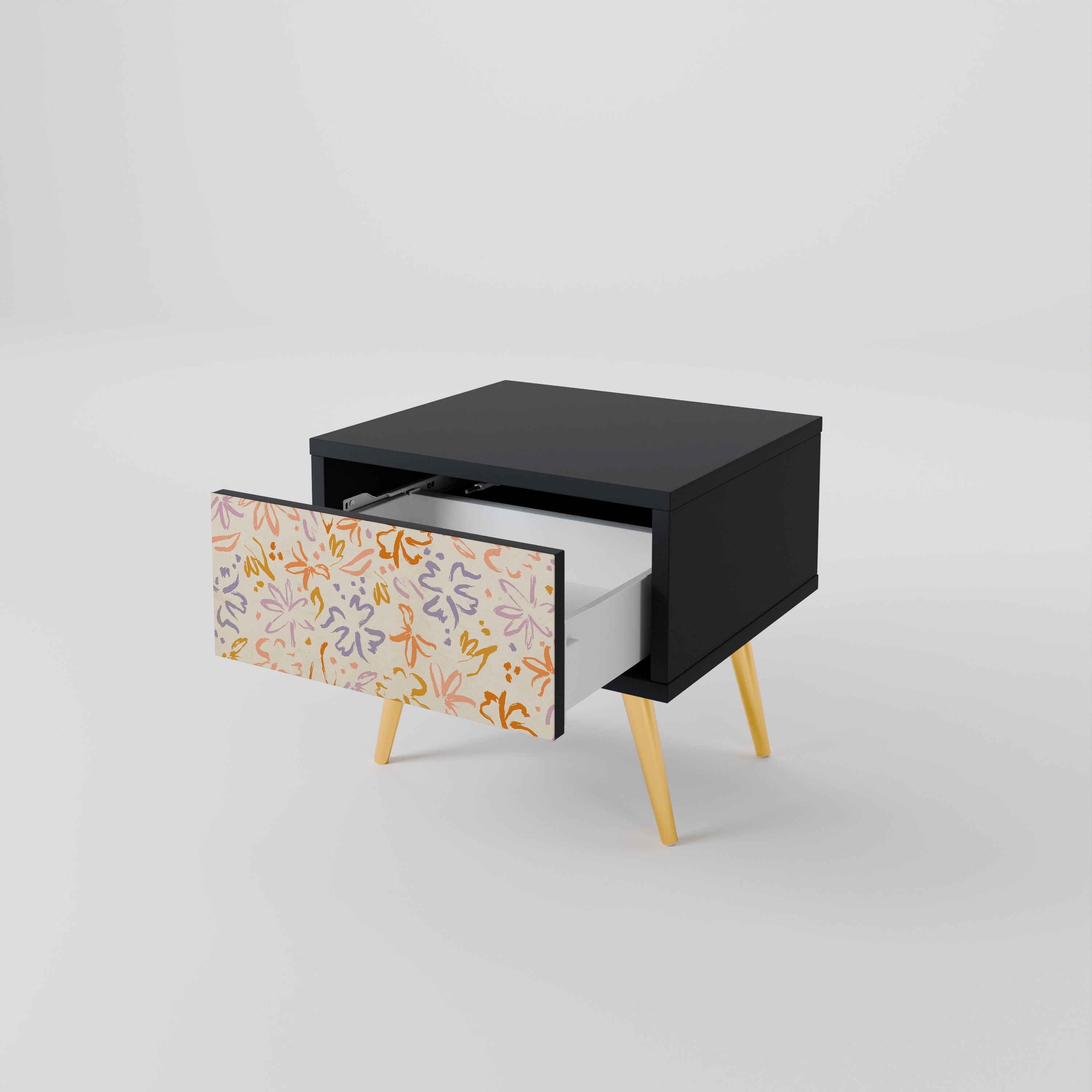 SPRING WHIMSY Szafka nocna Czarna