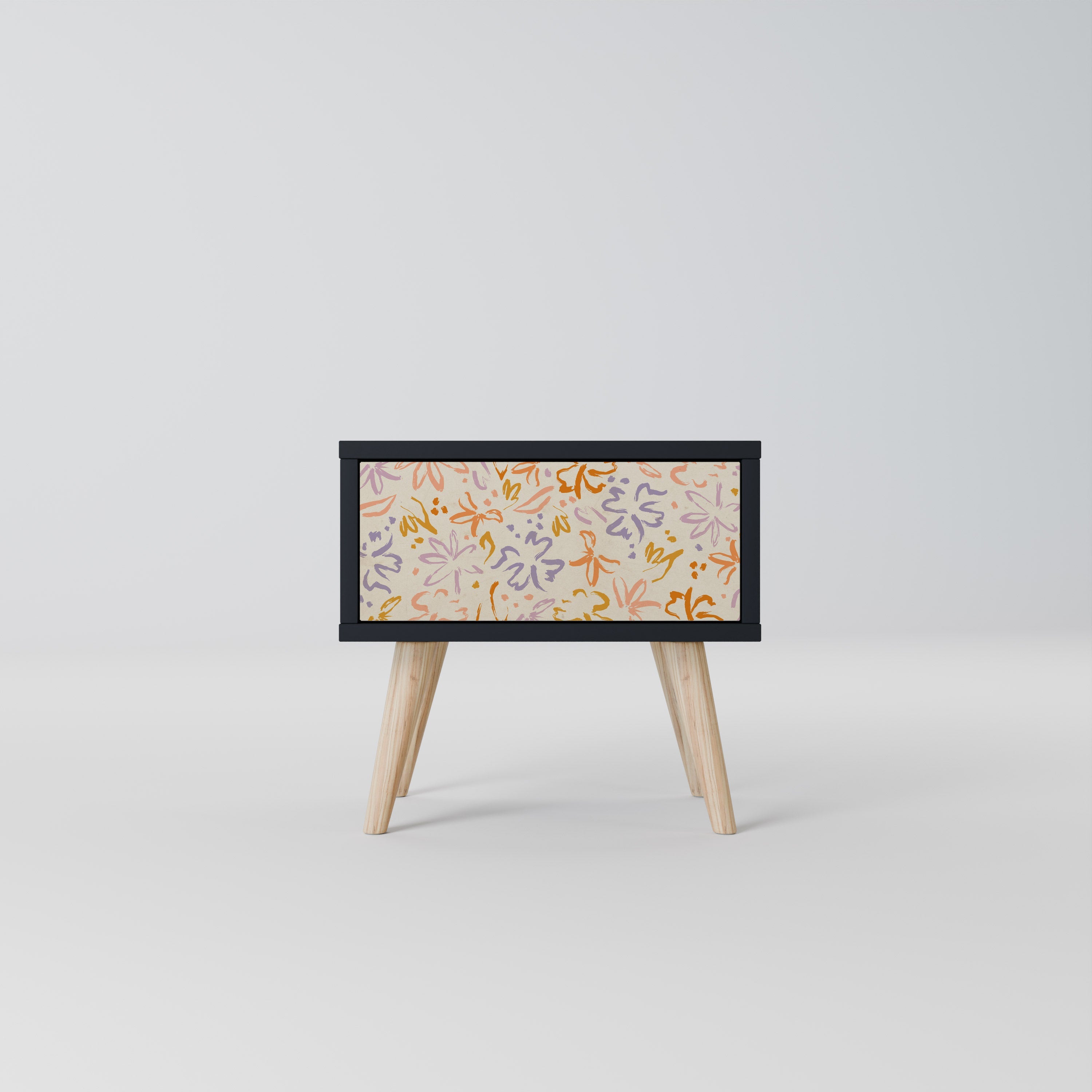 SPRING WHIMSY Szafka nocna Czarna