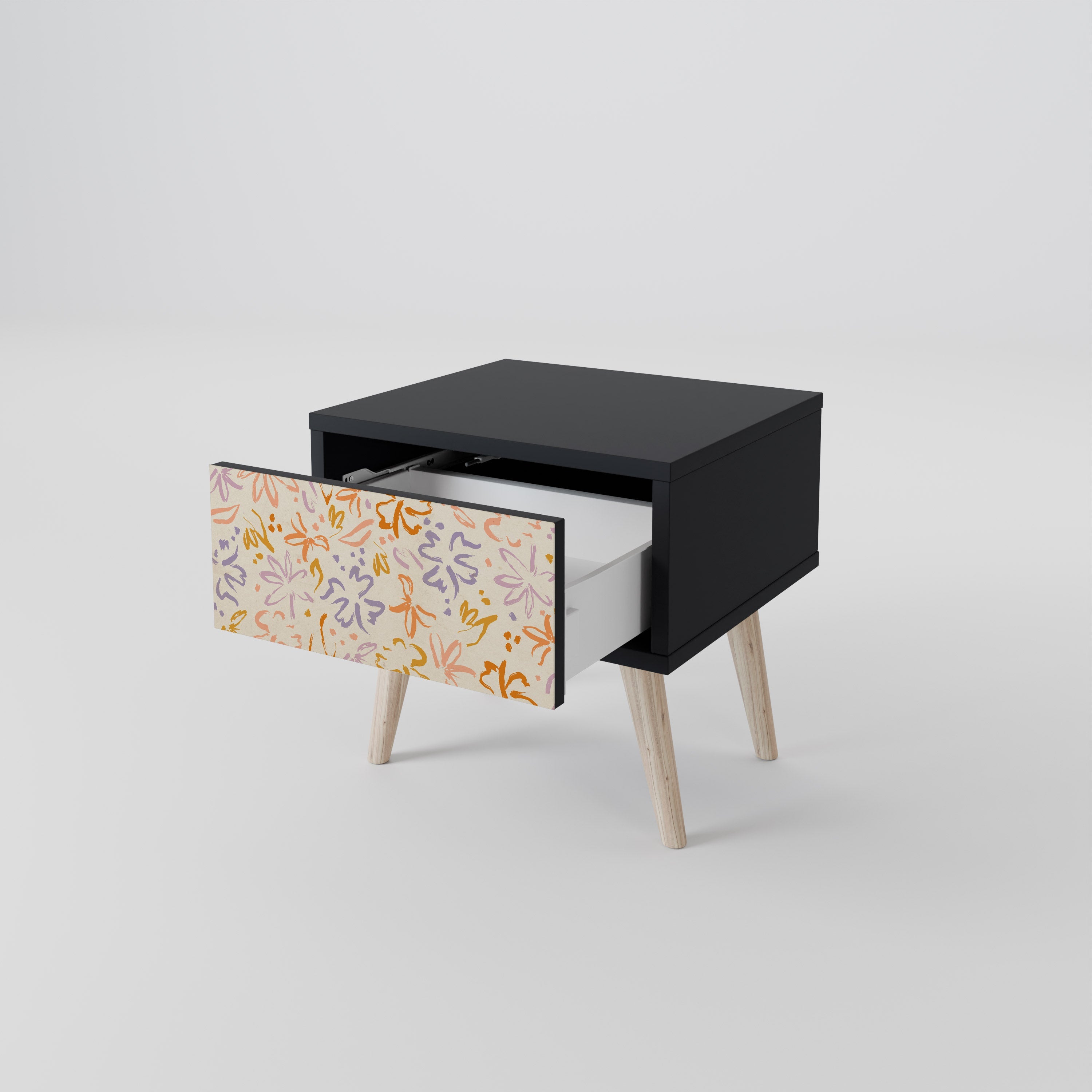 SPRING WHIMSY Szafka nocna Czarna
