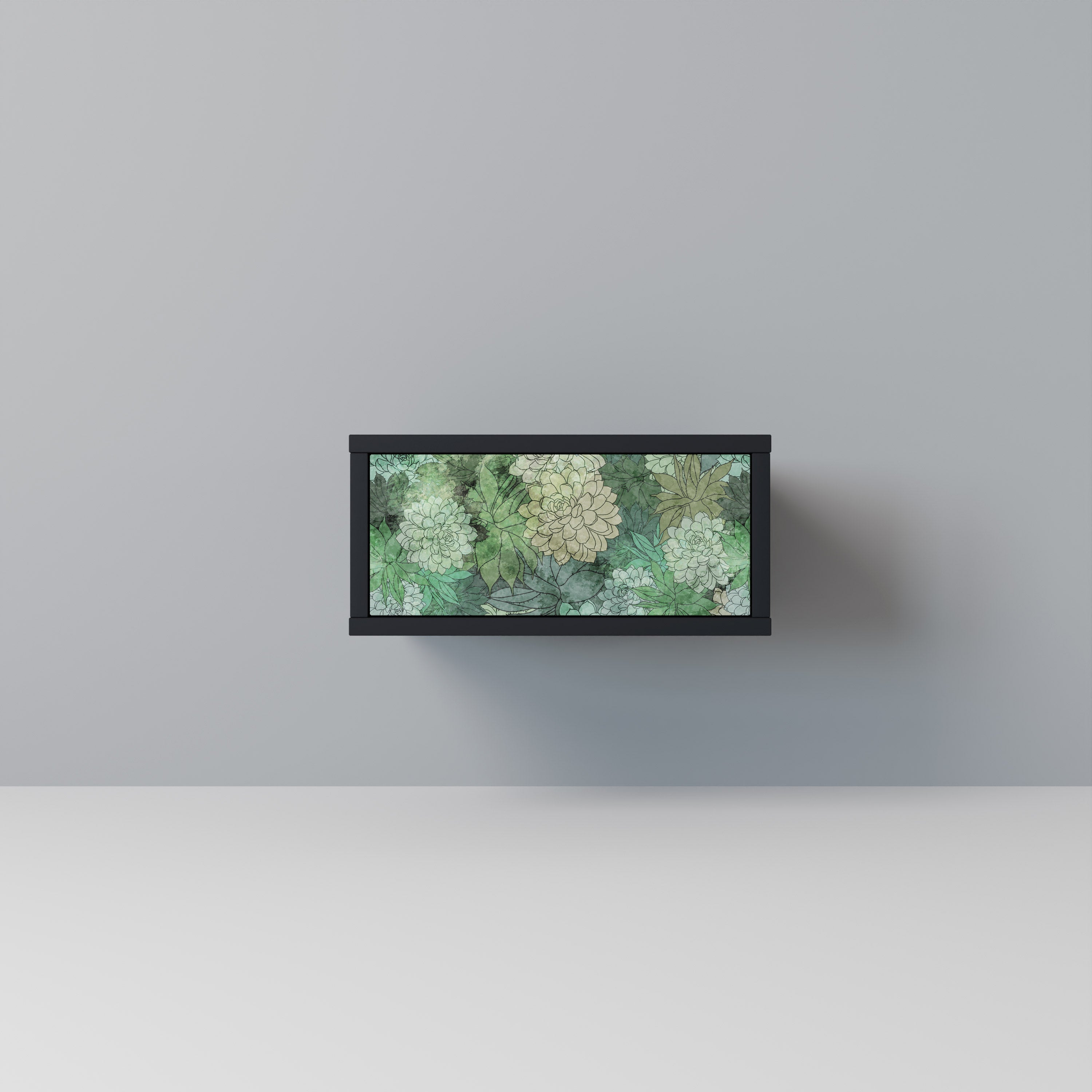 SUCCULENT CLUSTER Szafka nocna Czarna