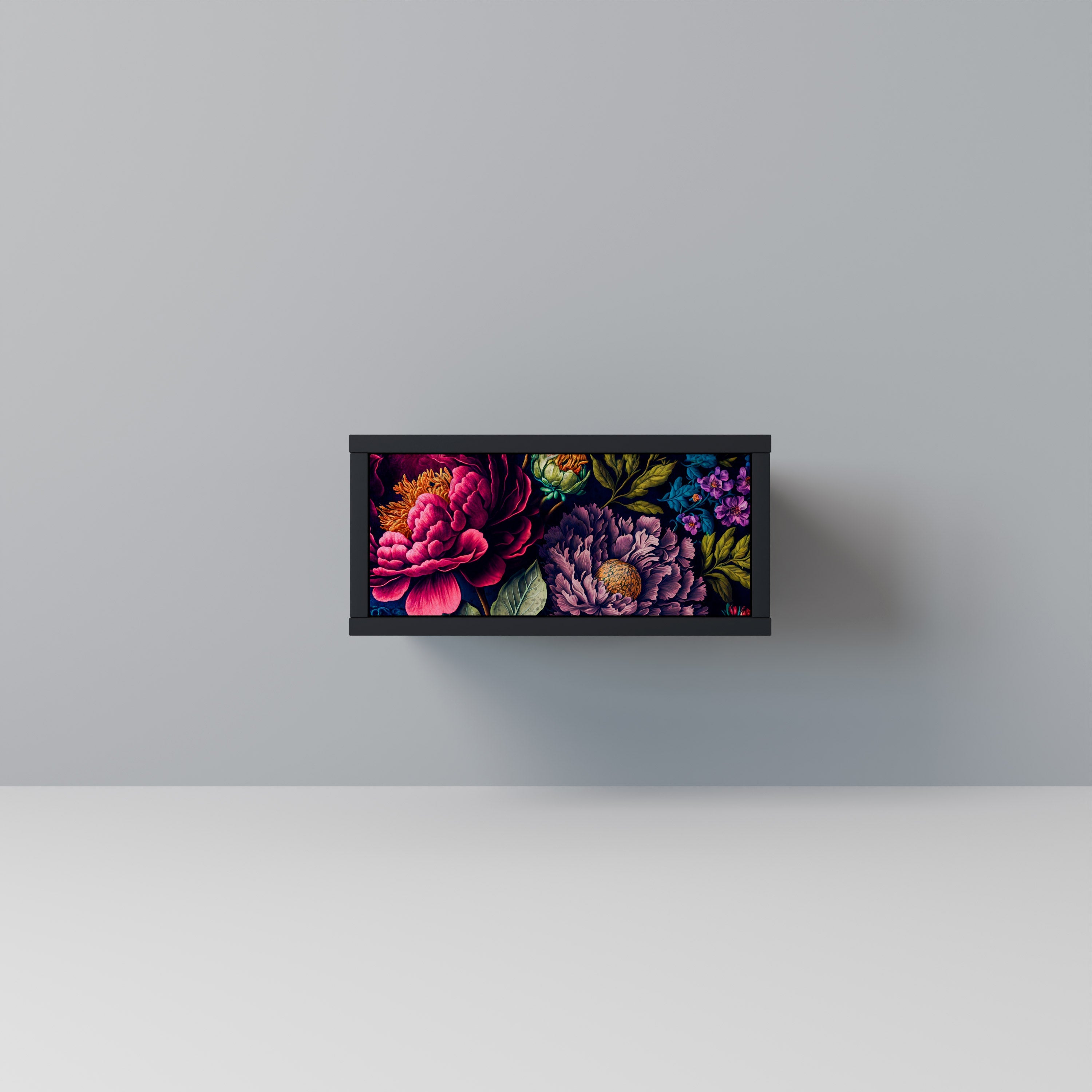BLOOMING ELEGANCE Szafka nocna Czarna