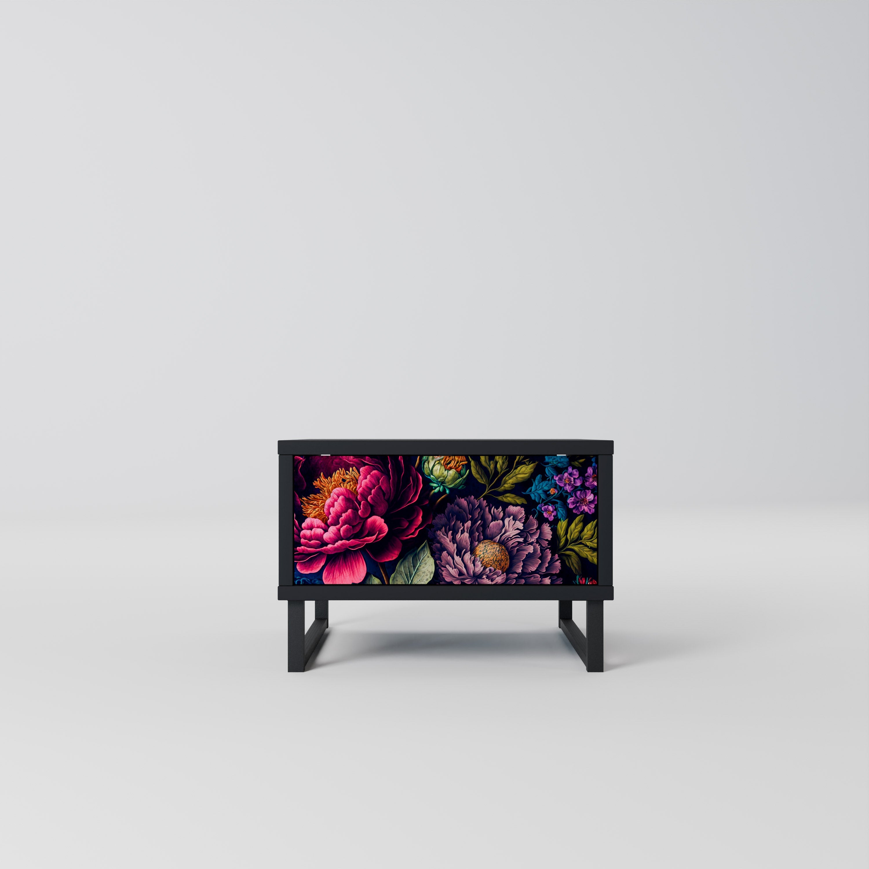 BLOOMING ELEGANCE Szafka nocna Czarna