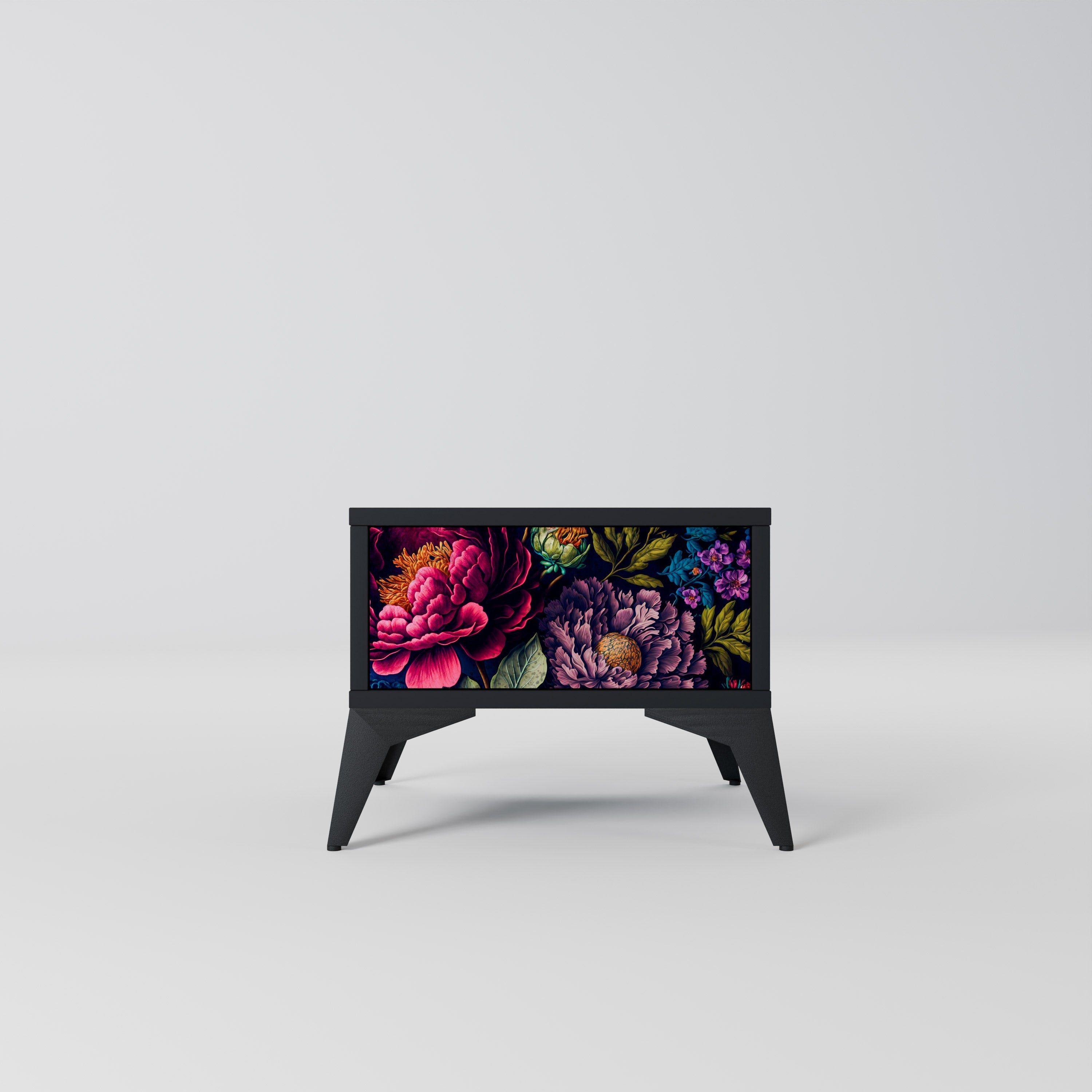 BLOOMING ELEGANCE Szafka nocna Czarna