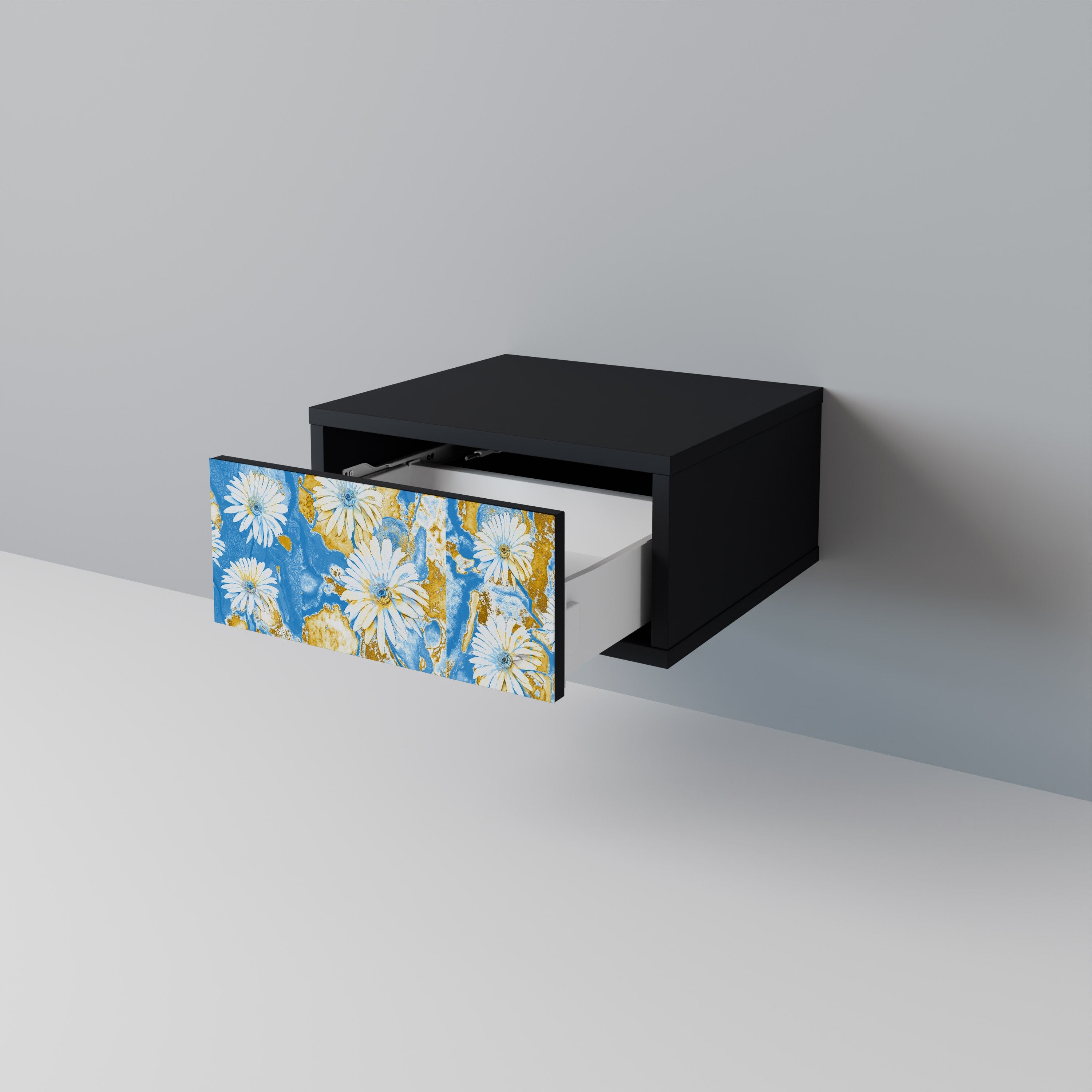 DAISY LUXE Szafka nocna Czarna