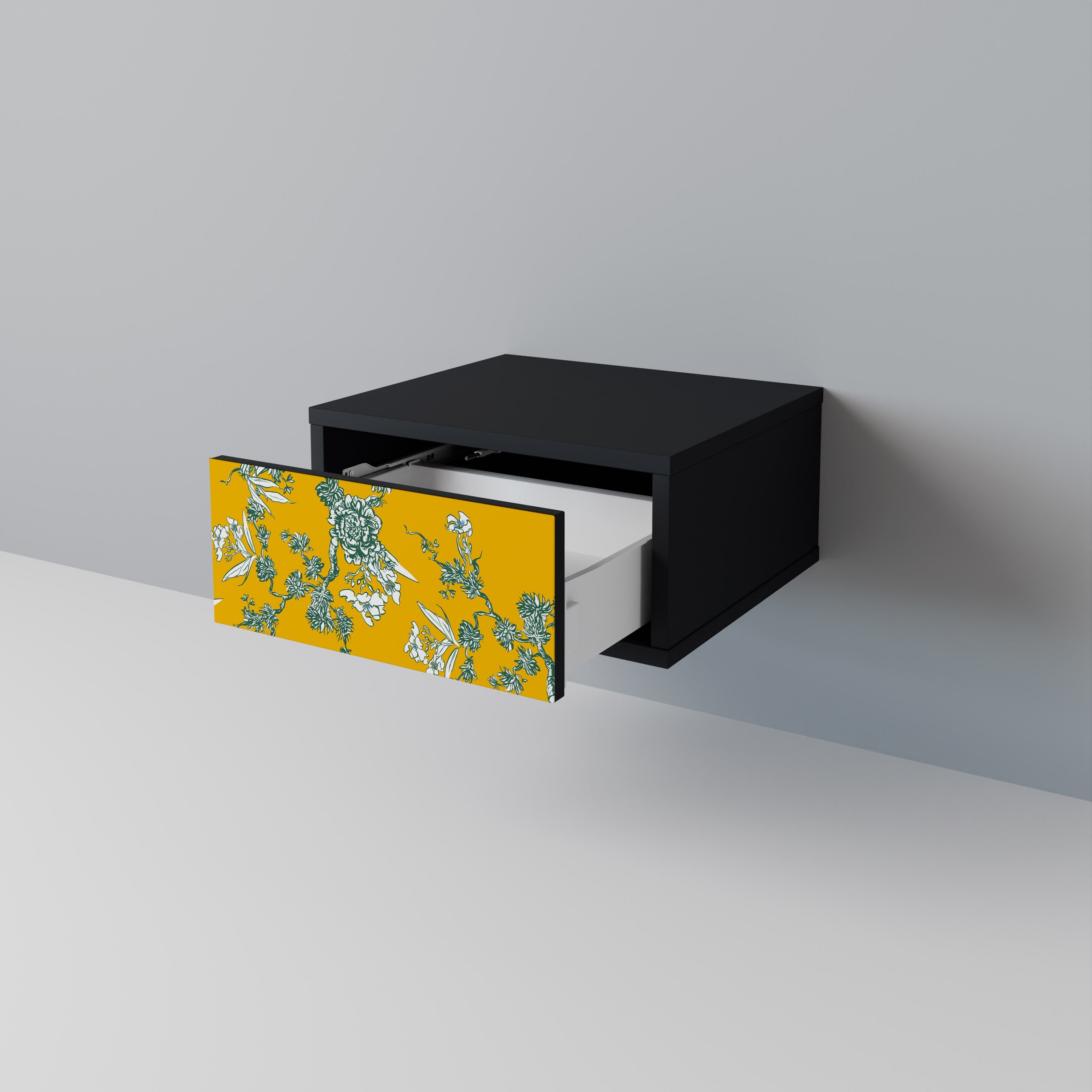 YELLOW CHINOISERIE Szafka nocna Czarna