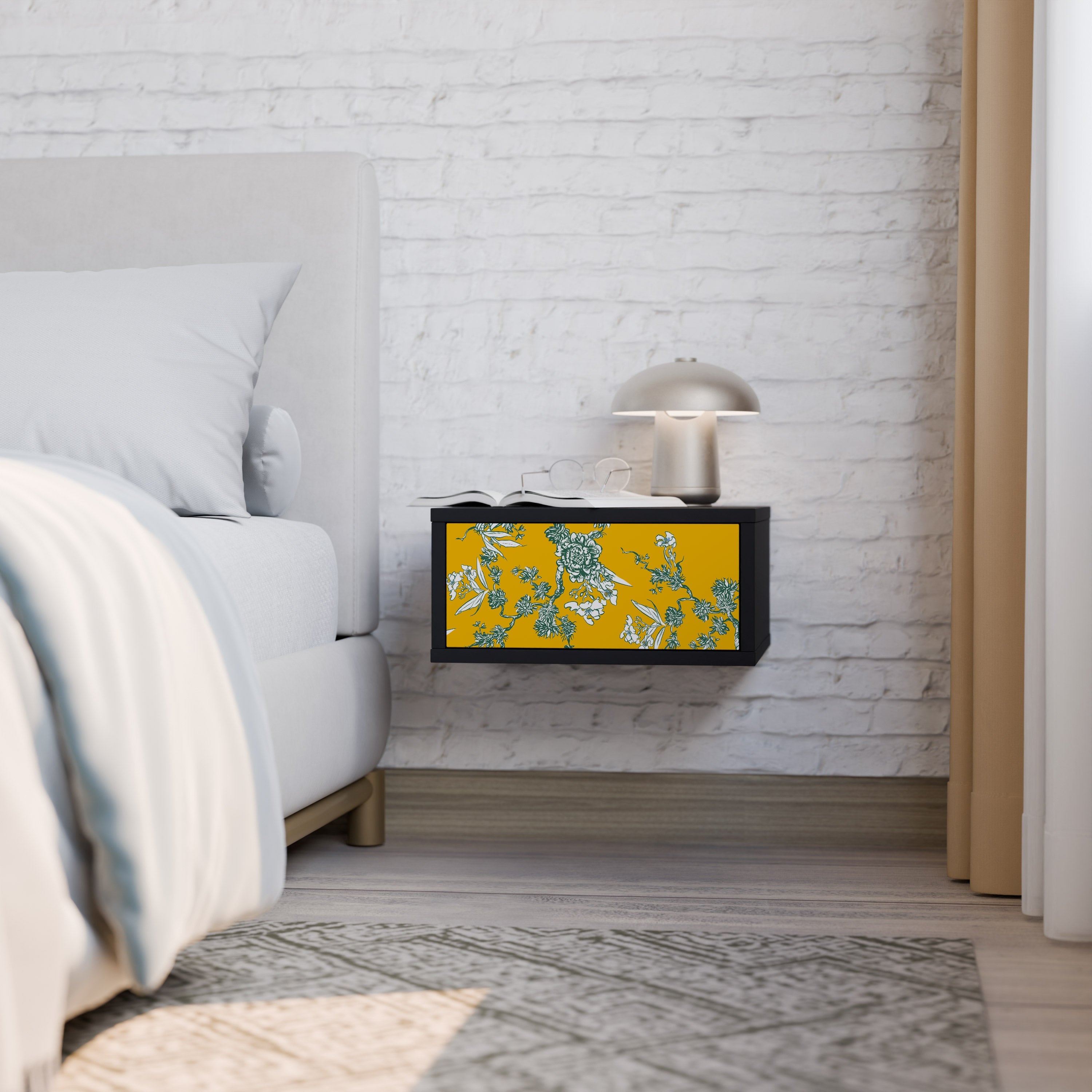 YELLOW CHINOISERIE Szafka nocna Czarna