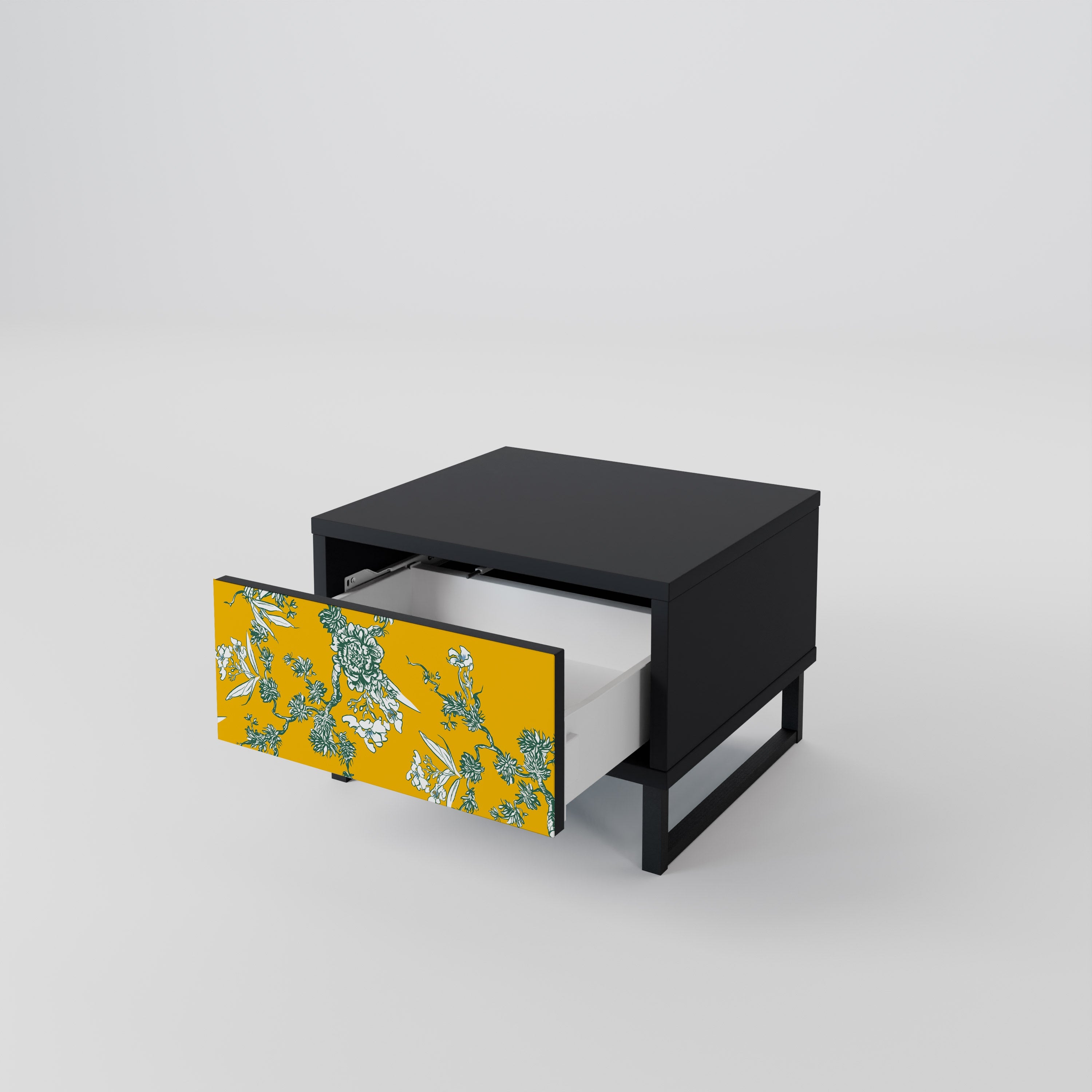 YELLOW CHINOISERIE Szafka nocna Czarna