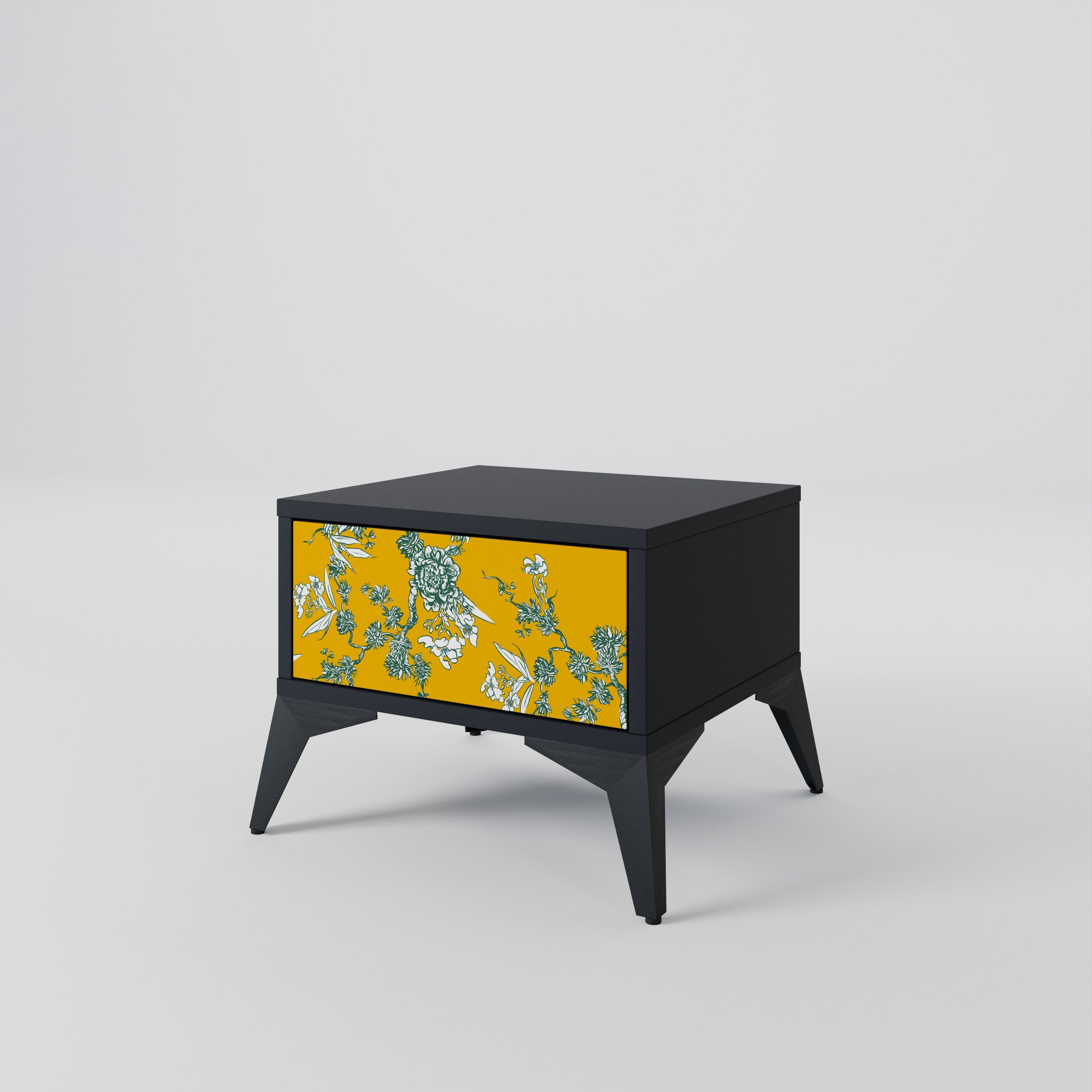 YELLOW CHINOISERIE Szafka nocna Czarna