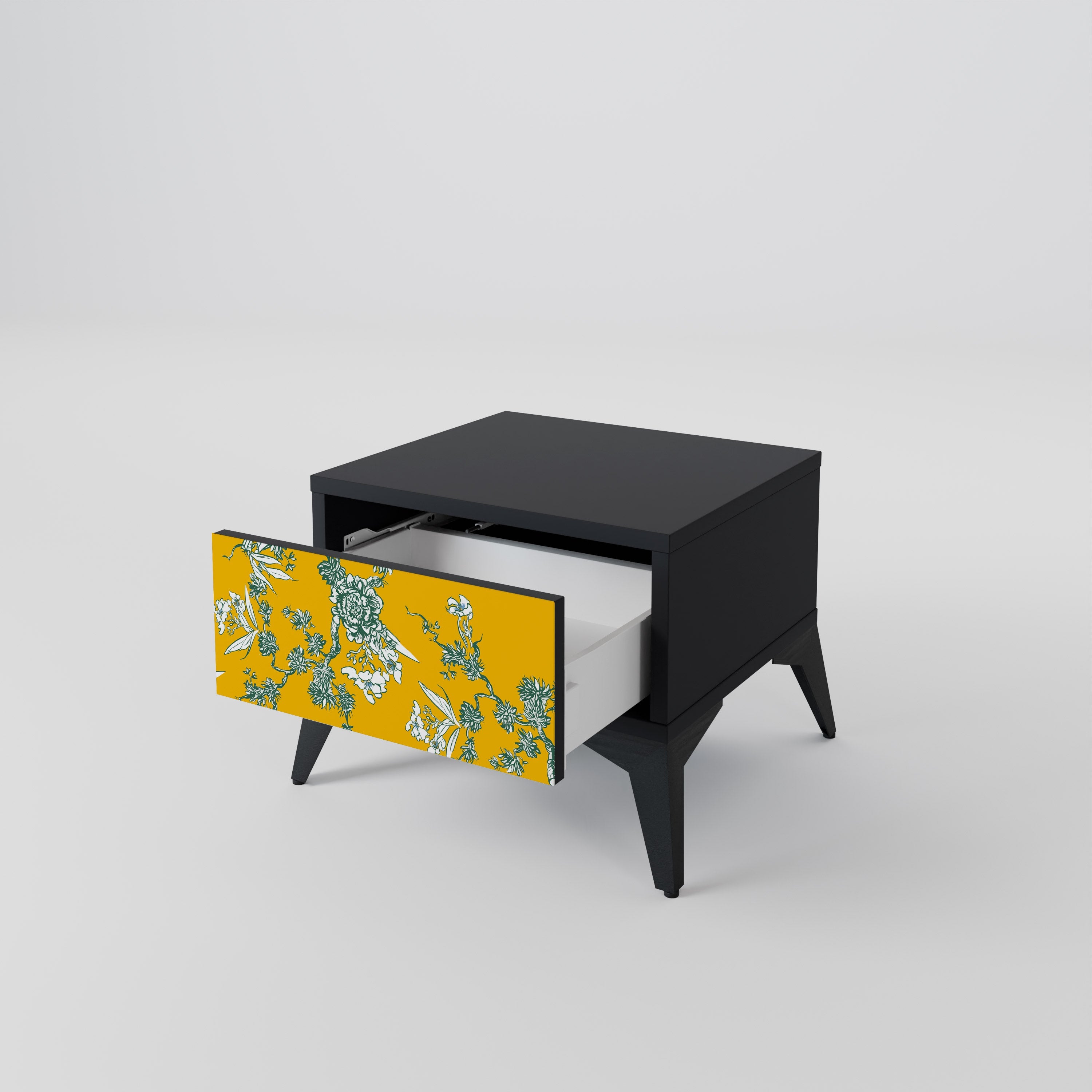 YELLOW CHINOISERIE Szafka nocna Czarna