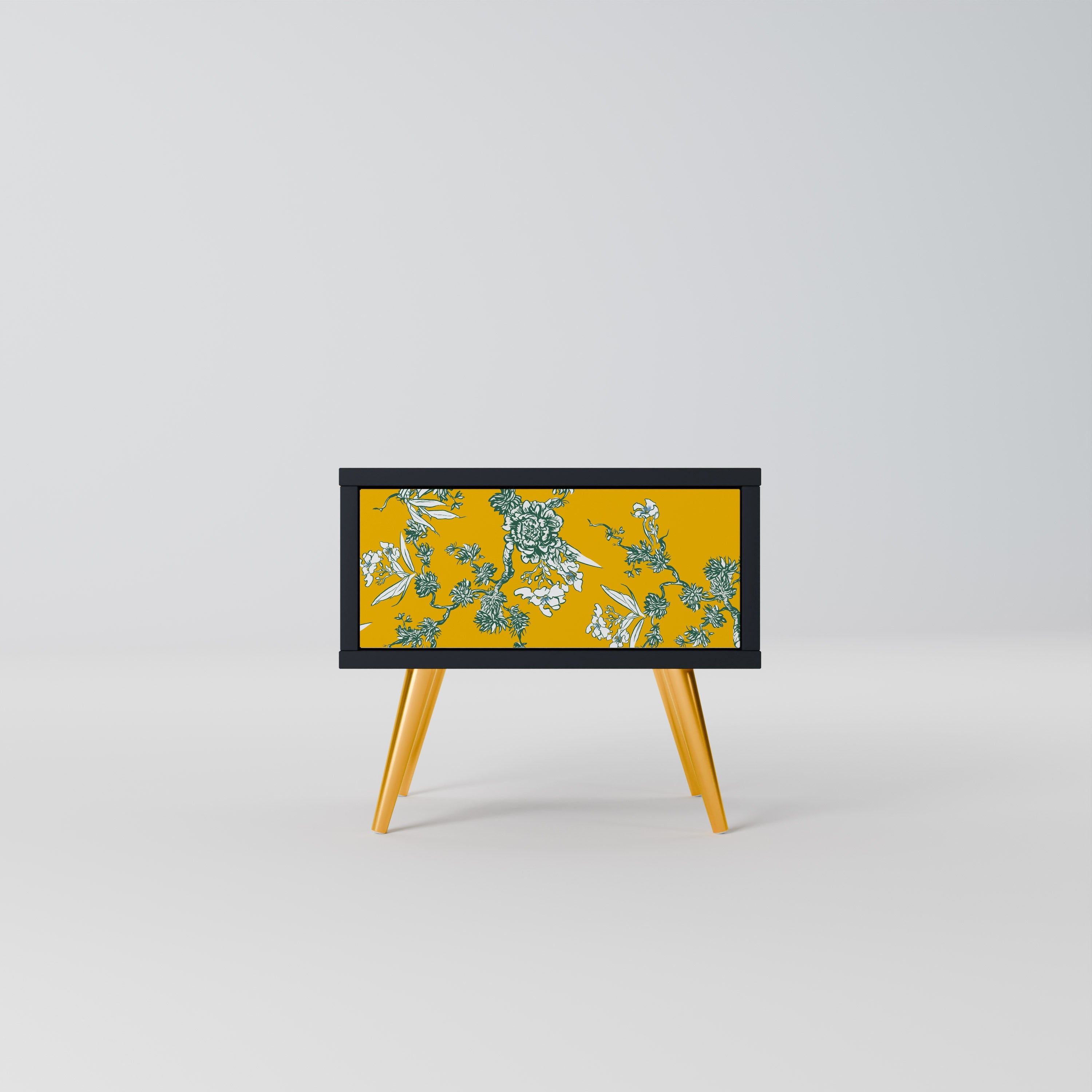 YELLOW CHINOISERIE Szafka nocna Czarna