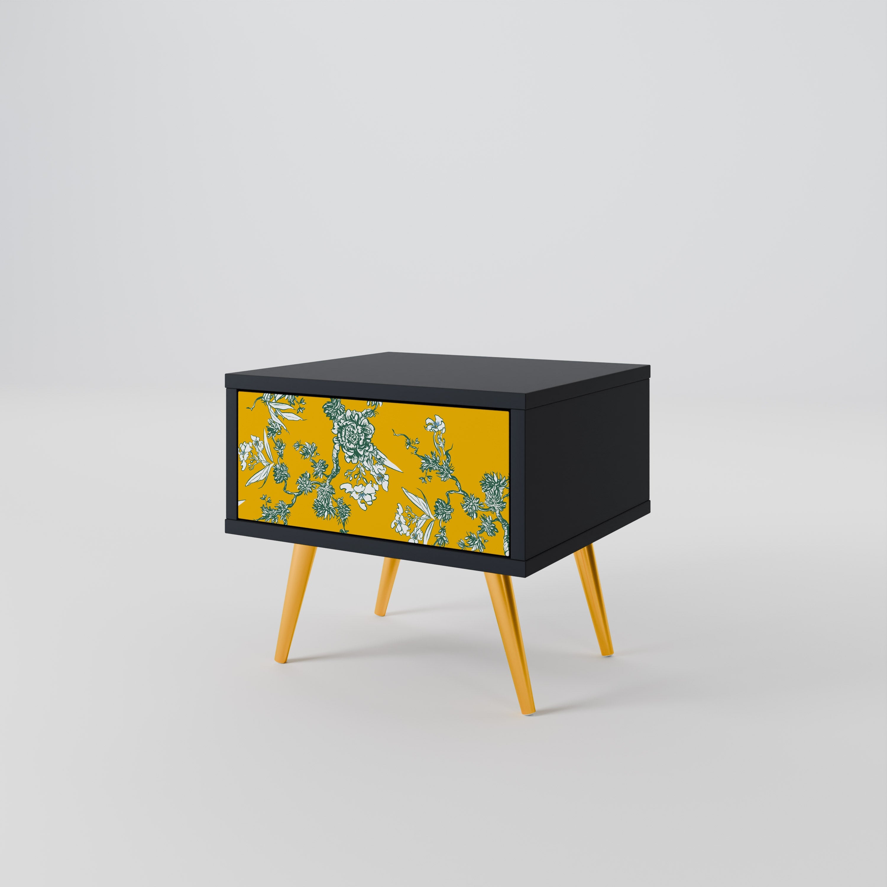 YELLOW CHINOISERIE Szafka nocna Czarna