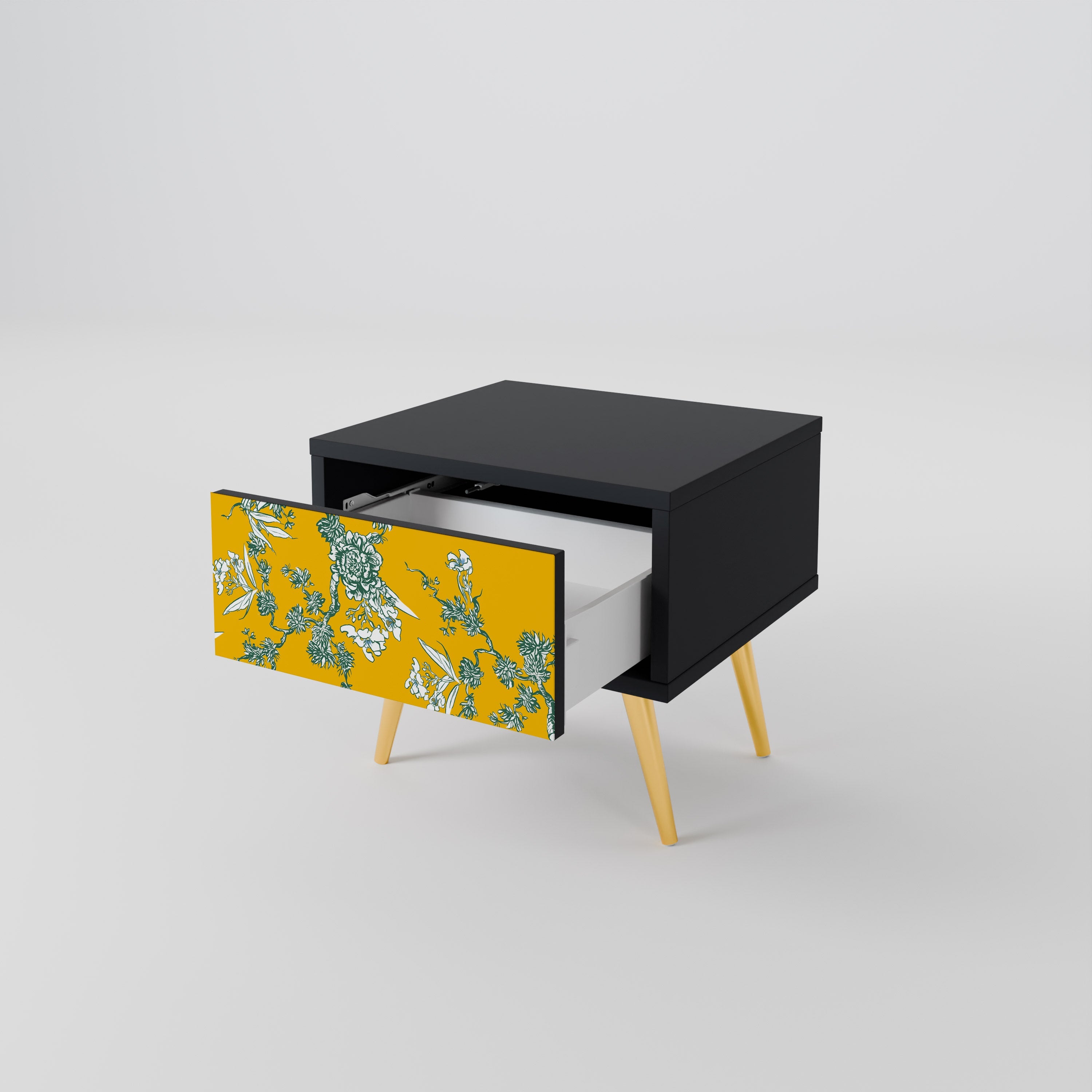 YELLOW CHINOISERIE Szafka nocna Czarna