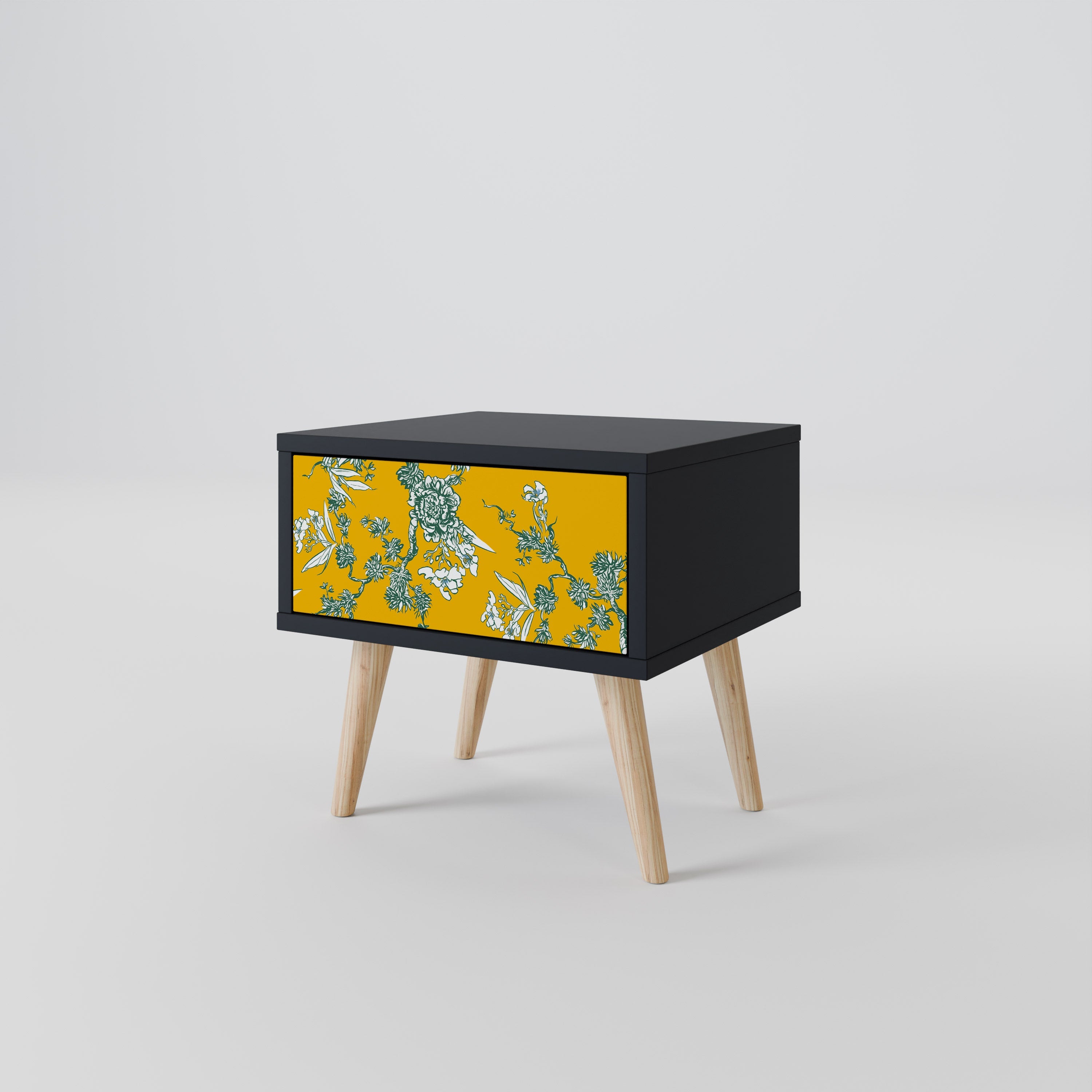 YELLOW CHINOISERIE Szafka nocna Czarna