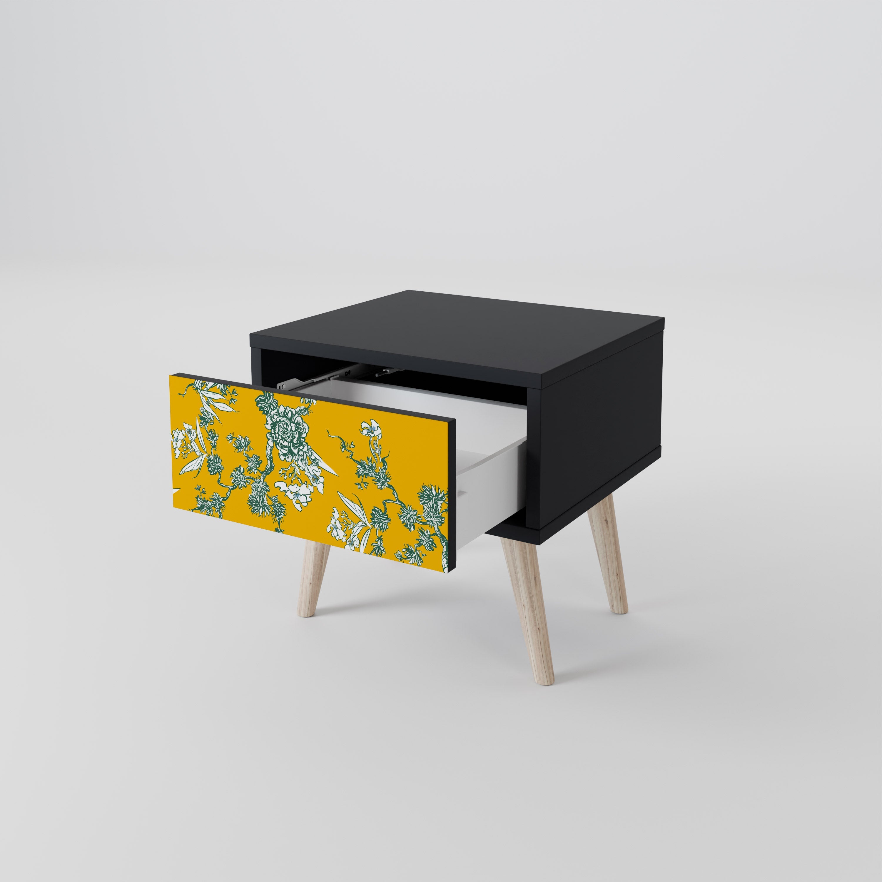 YELLOW CHINOISERIE Szafka nocna Czarna