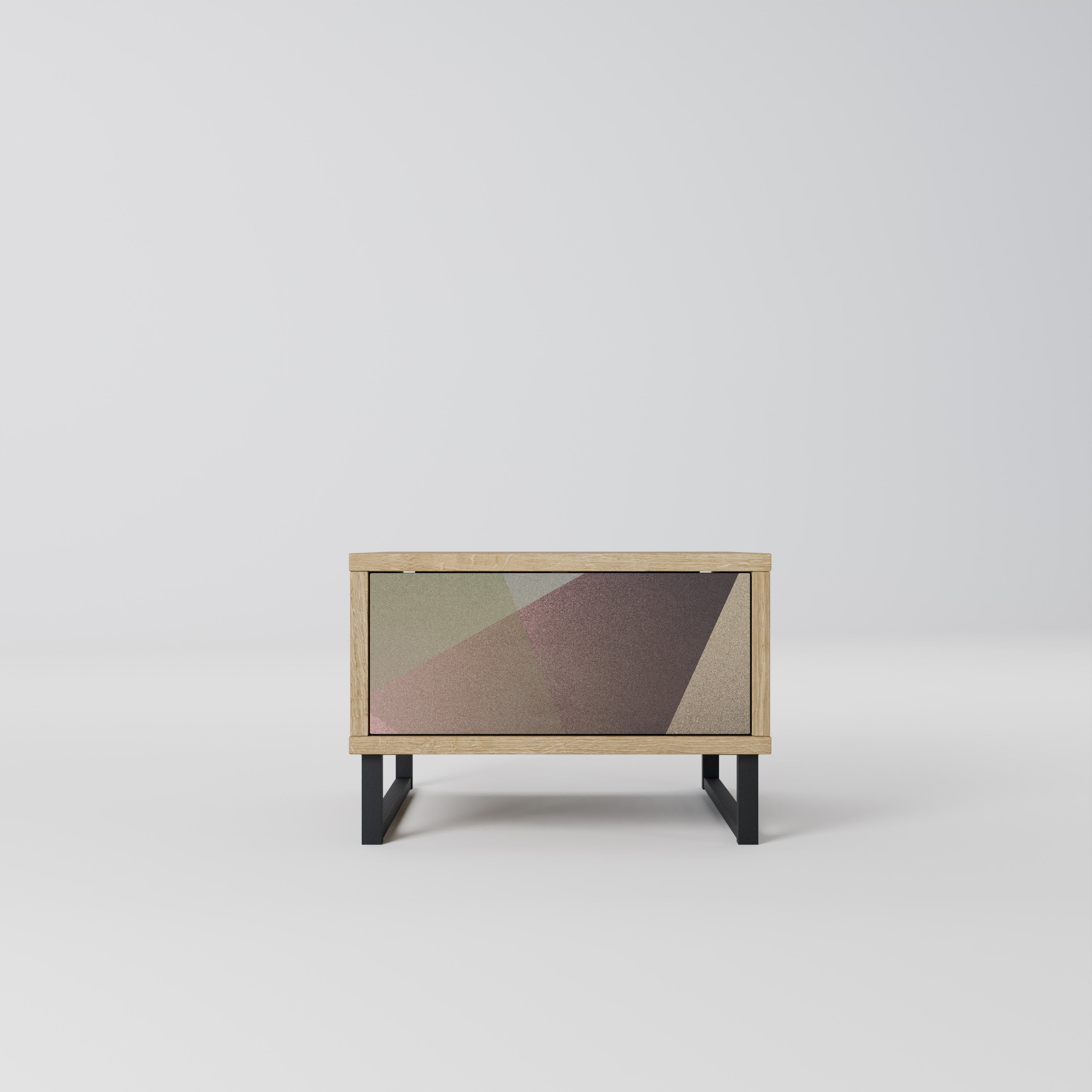 BEIGE GEOMETRY Szafka nocna