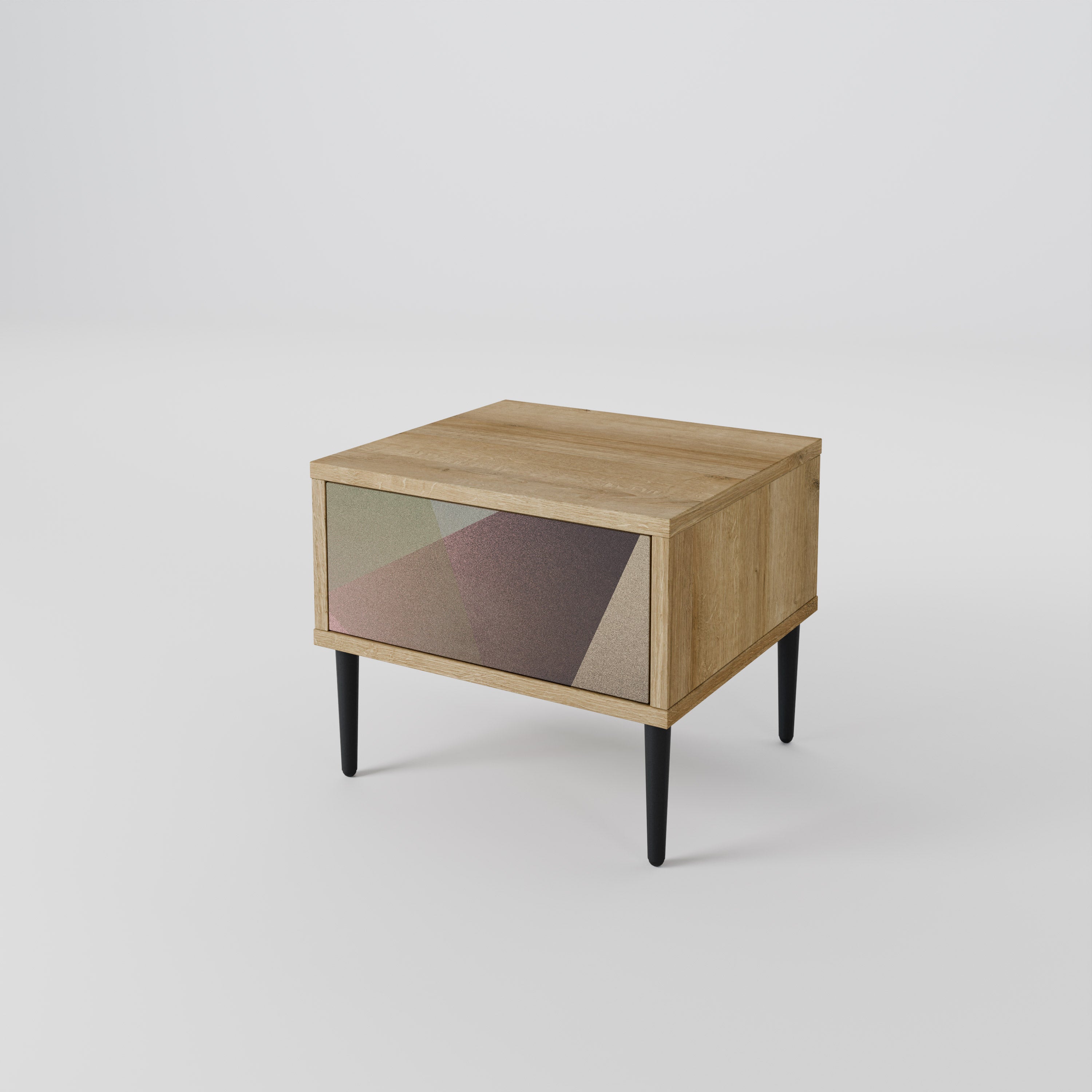 BEIGE GEOMETRY Szafka nocna