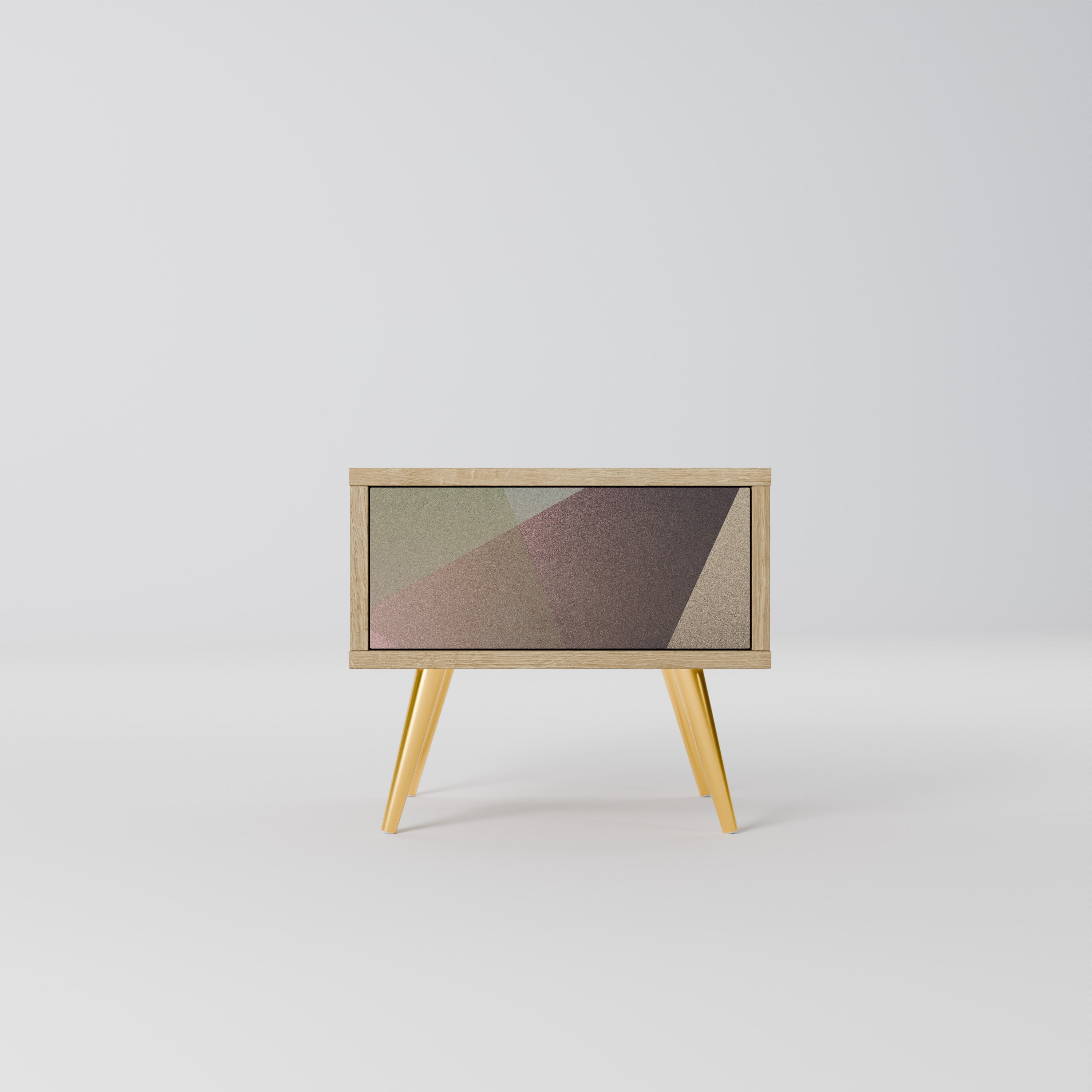 BEIGE GEOMETRY Szafka nocna