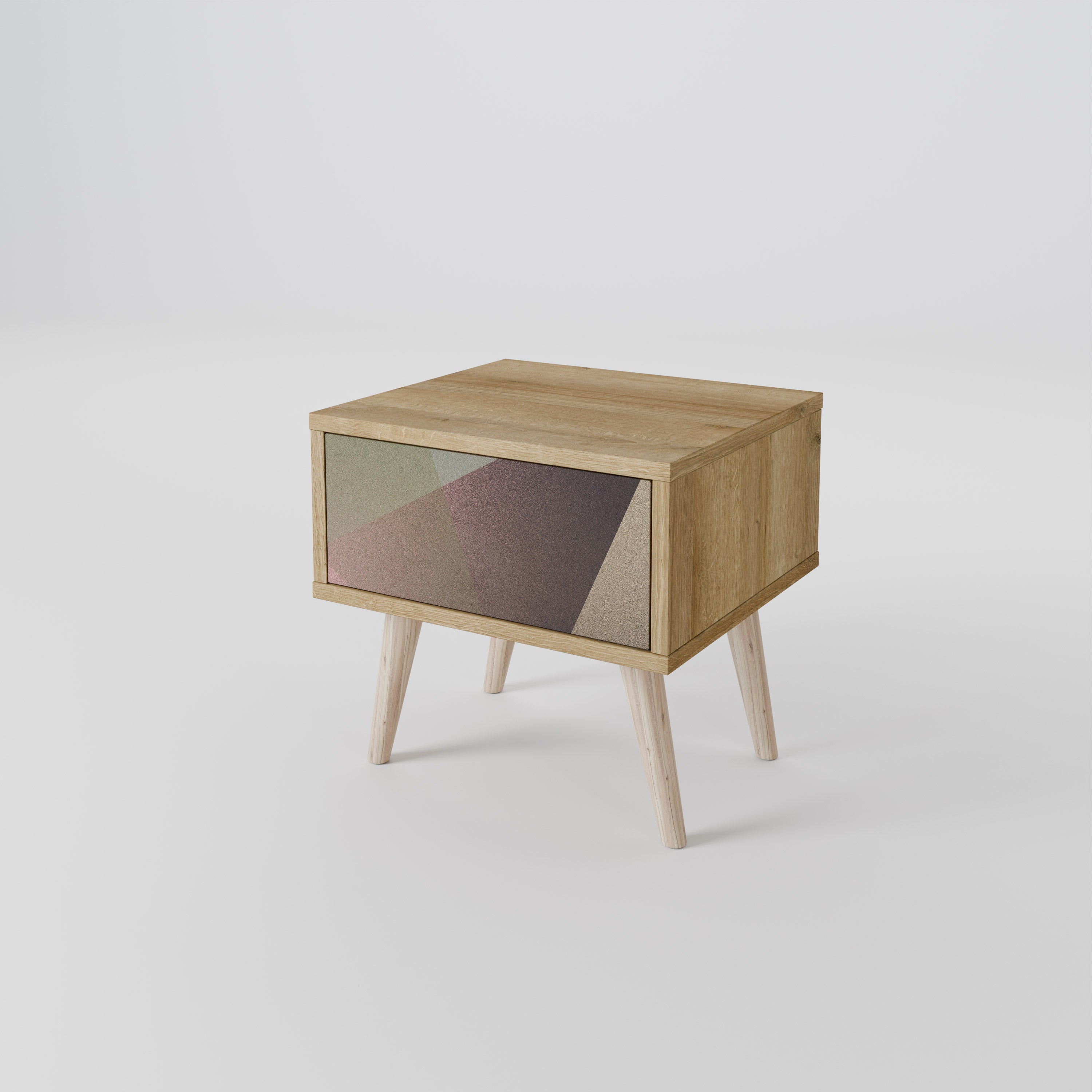 BEIGE GEOMETRY Szafka nocna