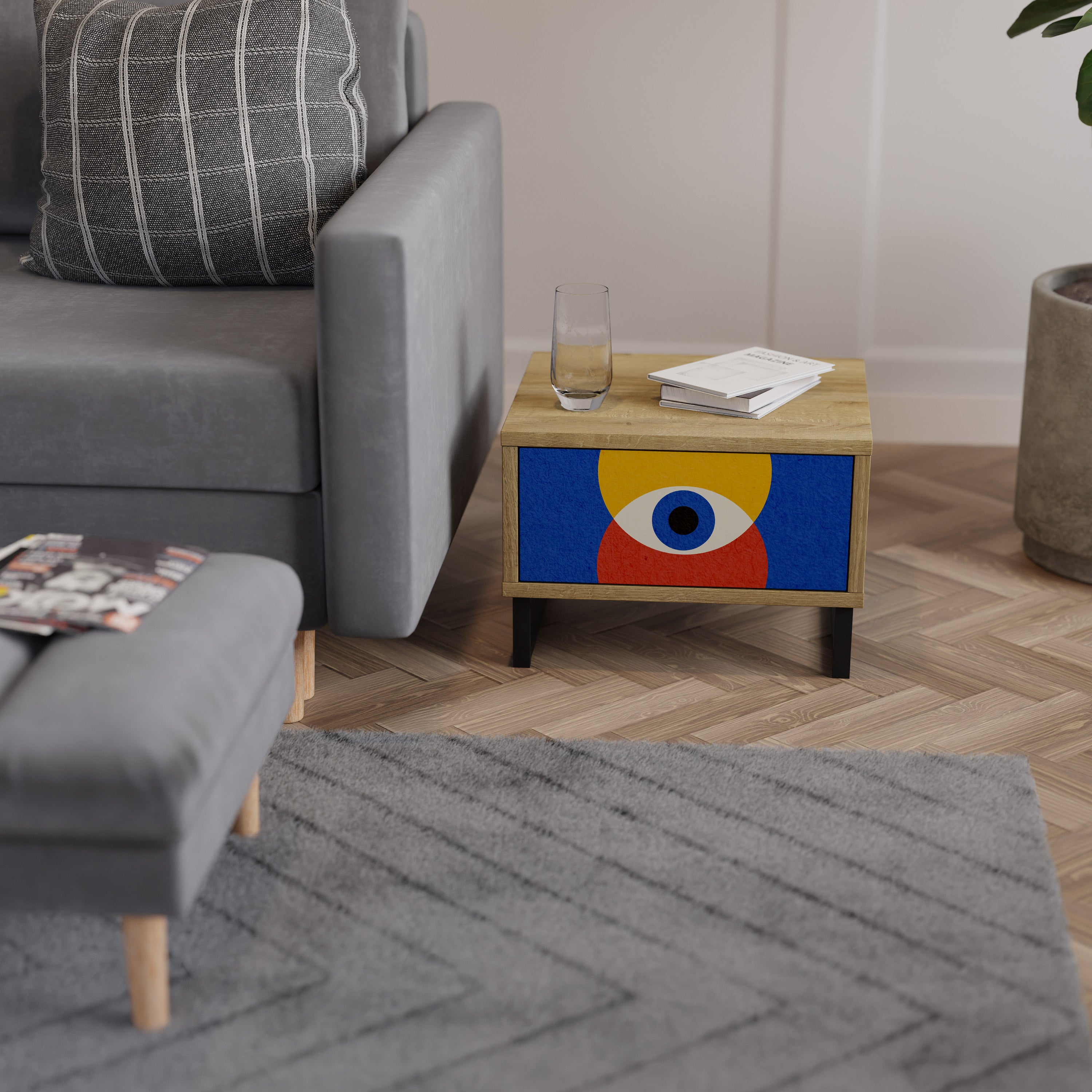 GEOMETRIC EYES Szafka nocna