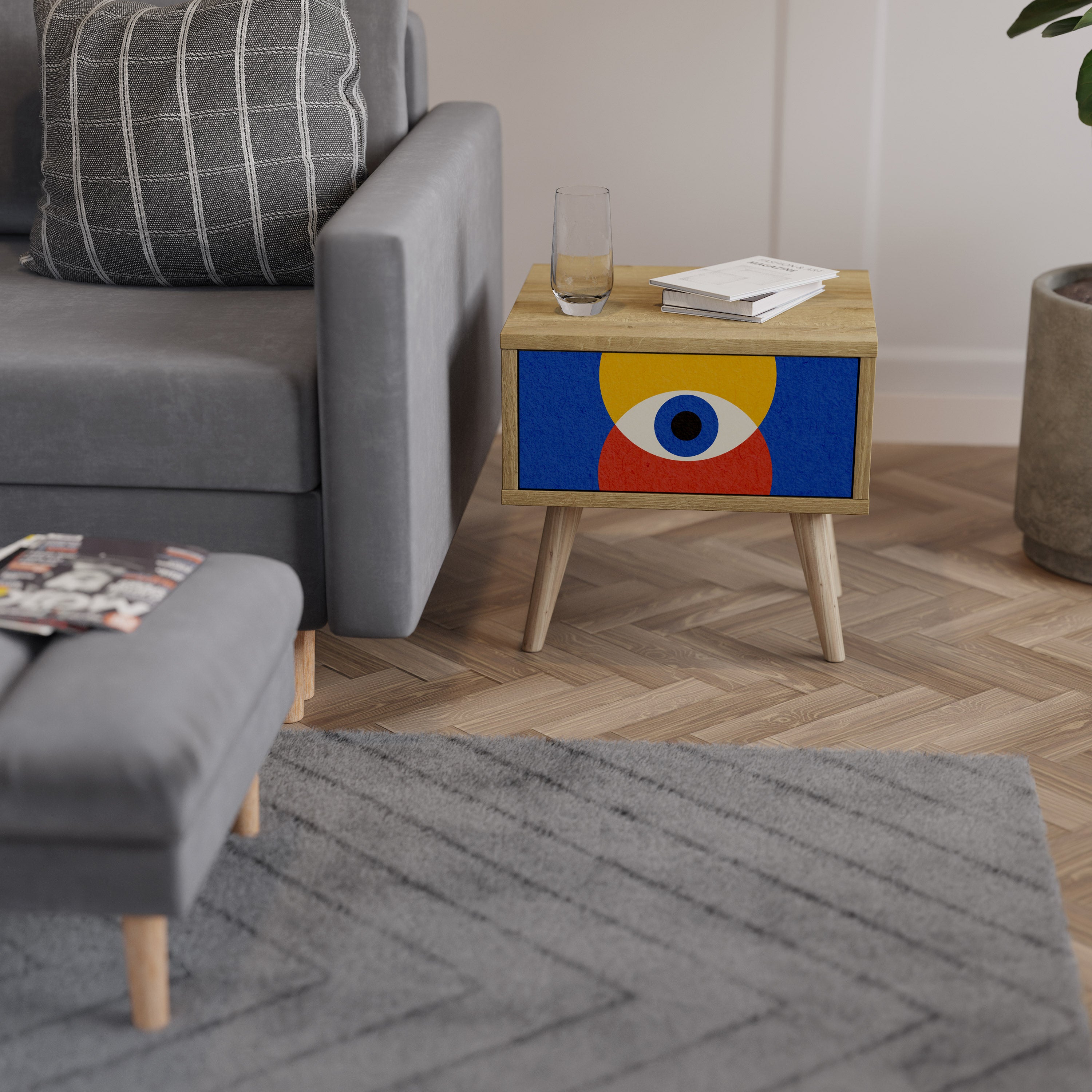 GEOMETRIC EYES Szafka nocna