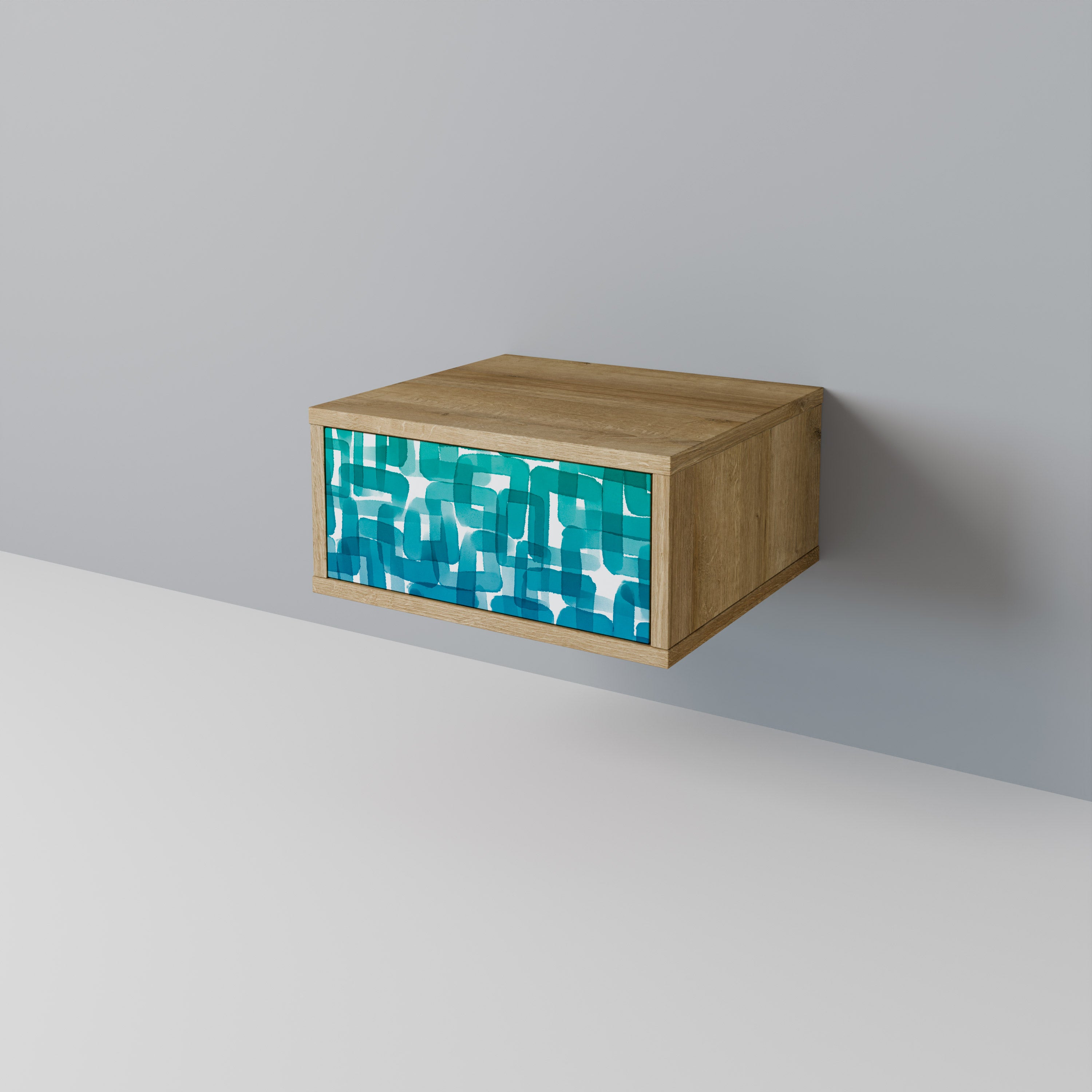 TURQUOISE RECTANGLES Szafka nocna