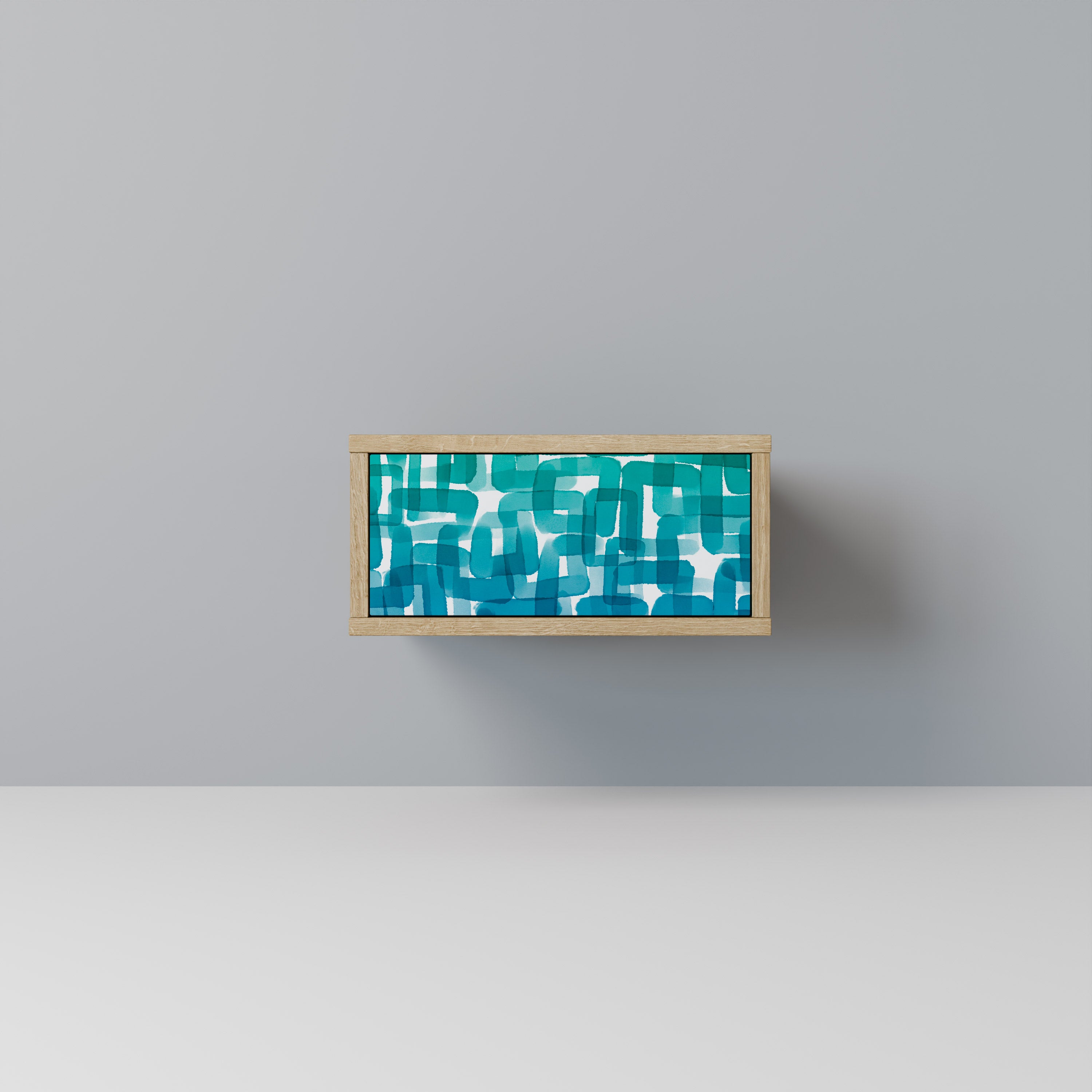 TURQUOISE RECTANGLES Szafka nocna