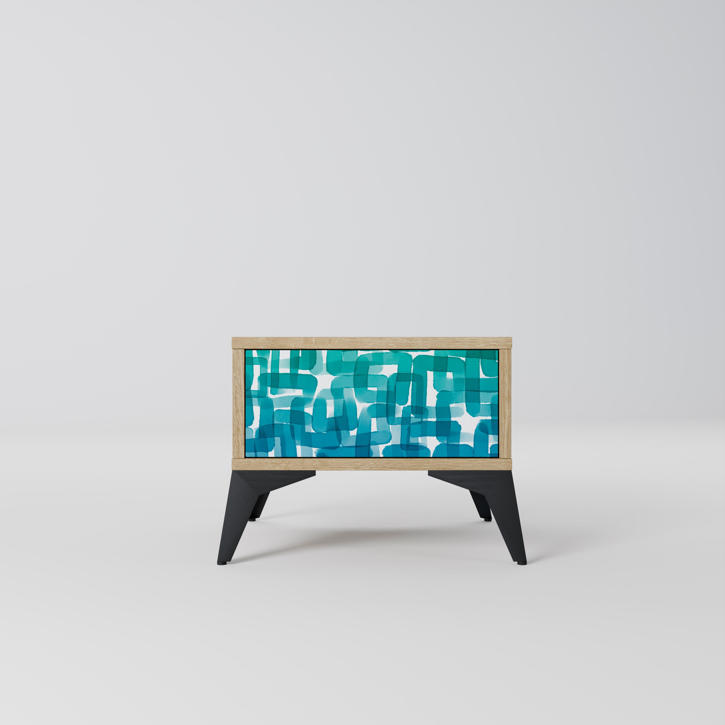 TURQUOISE RECTANGLES Szafka nocna