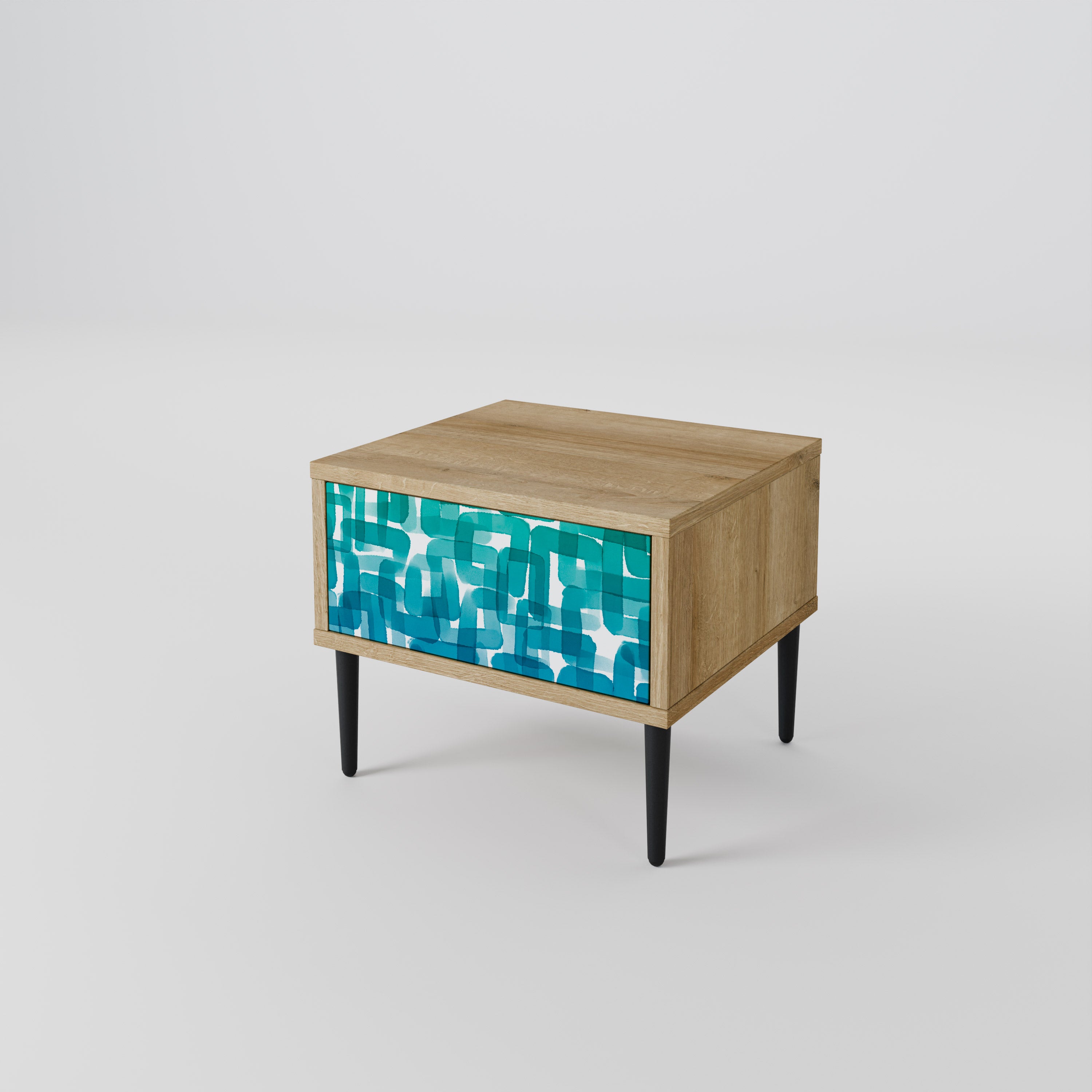 TURQUOISE RECTANGLES Szafka nocna