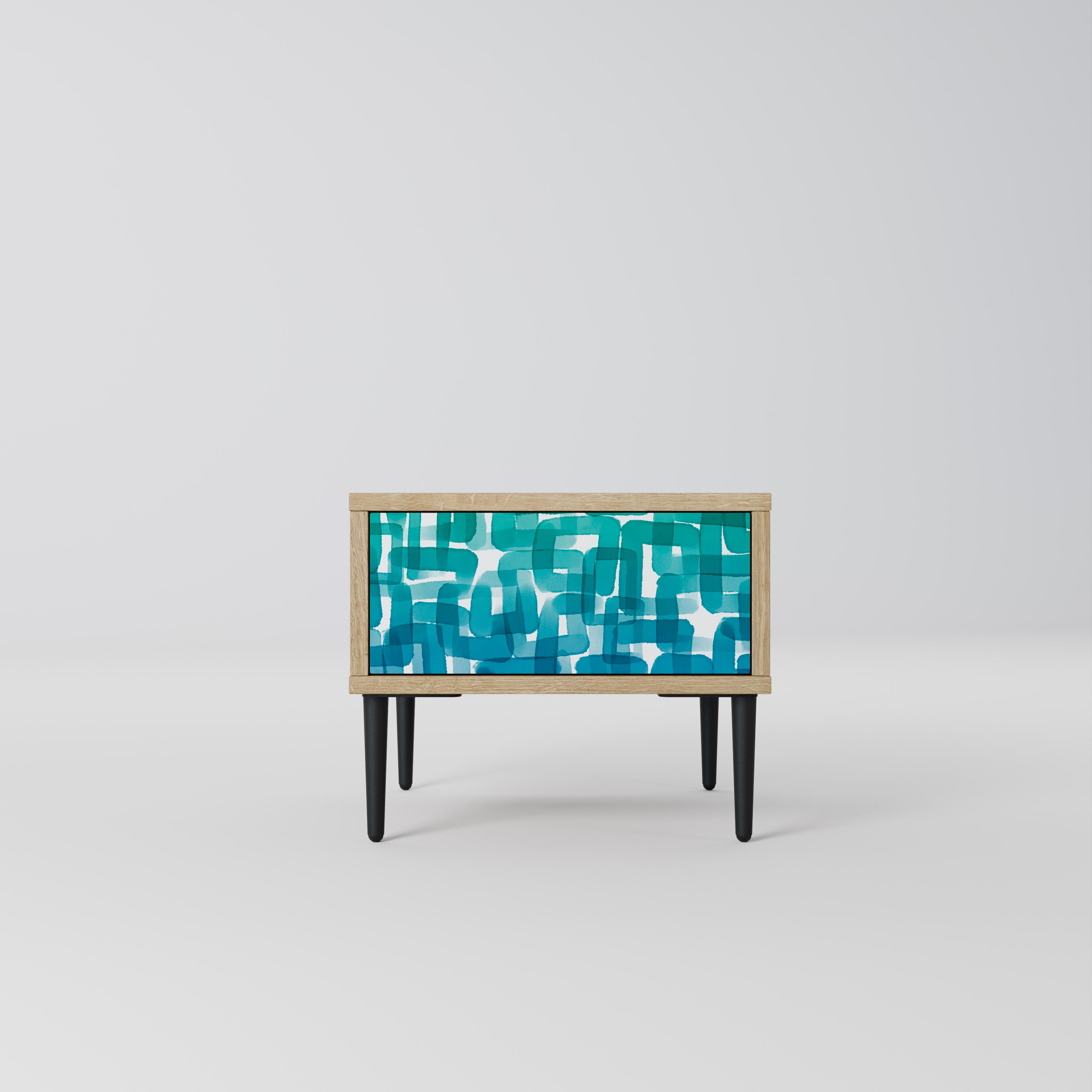 TURQUOISE RECTANGLES Szafka nocna