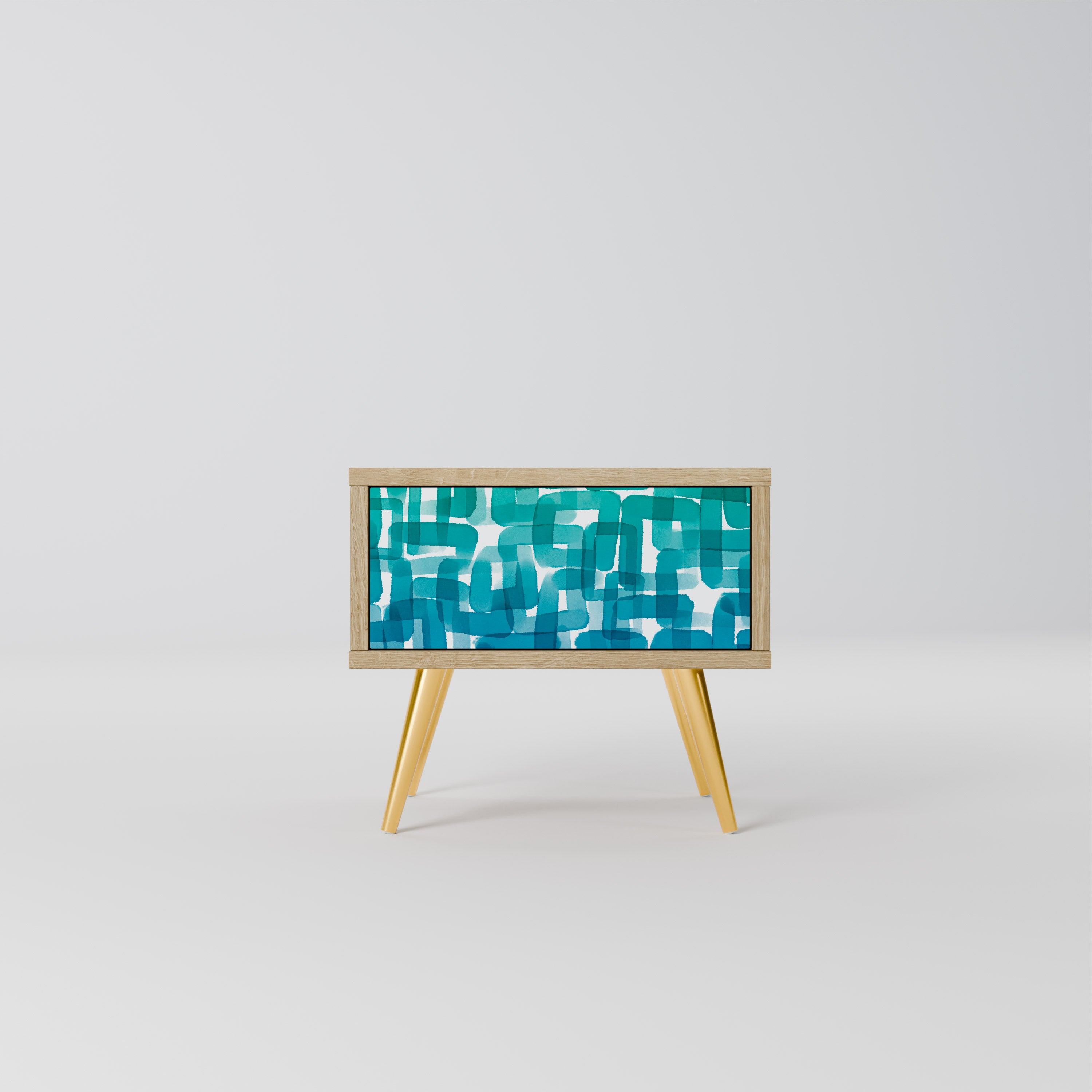 TURQUOISE RECTANGLES Szafka nocna