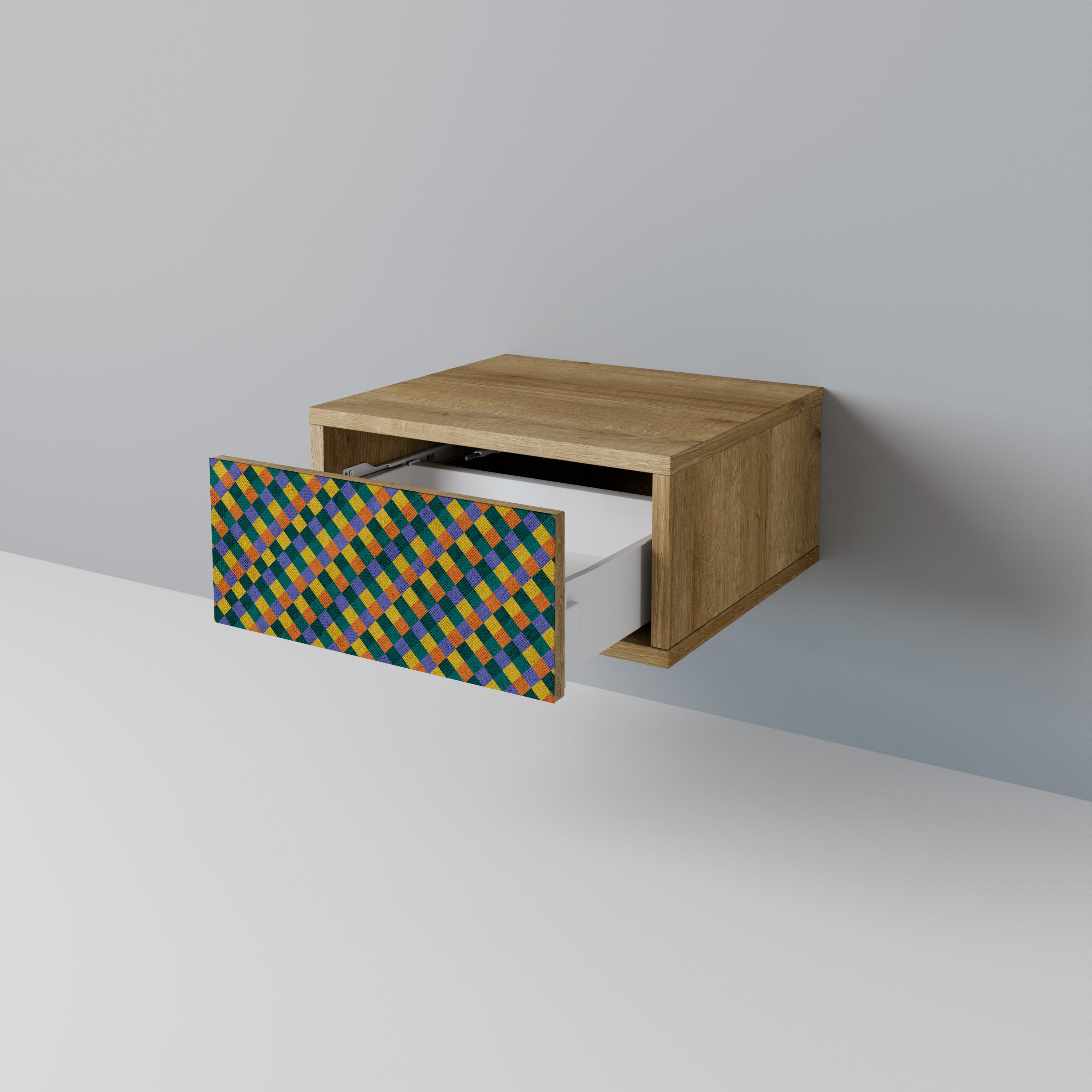PAINTED SQUARES MIX Szafka nocna