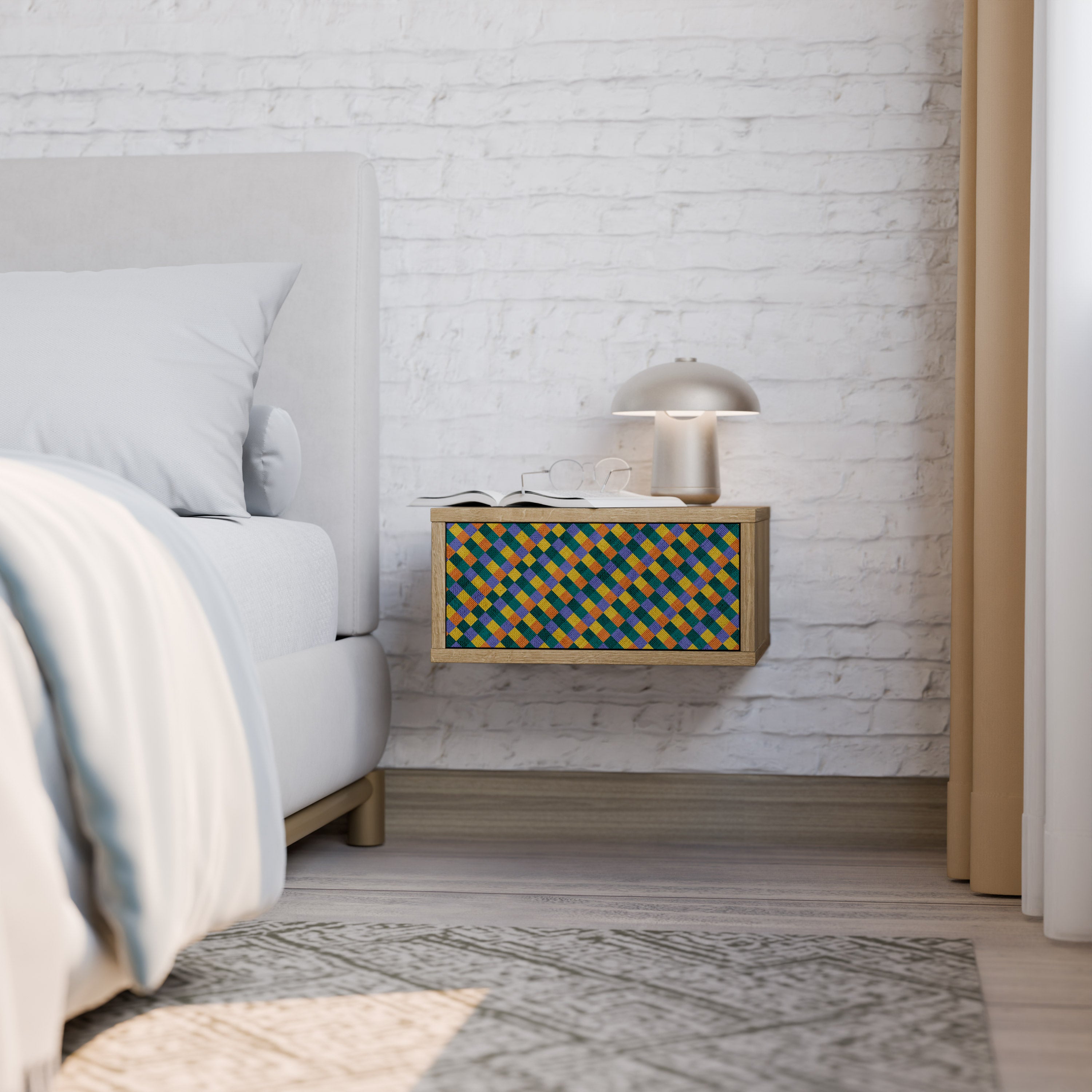 PAINTED SQUARES MIX Szafka nocna