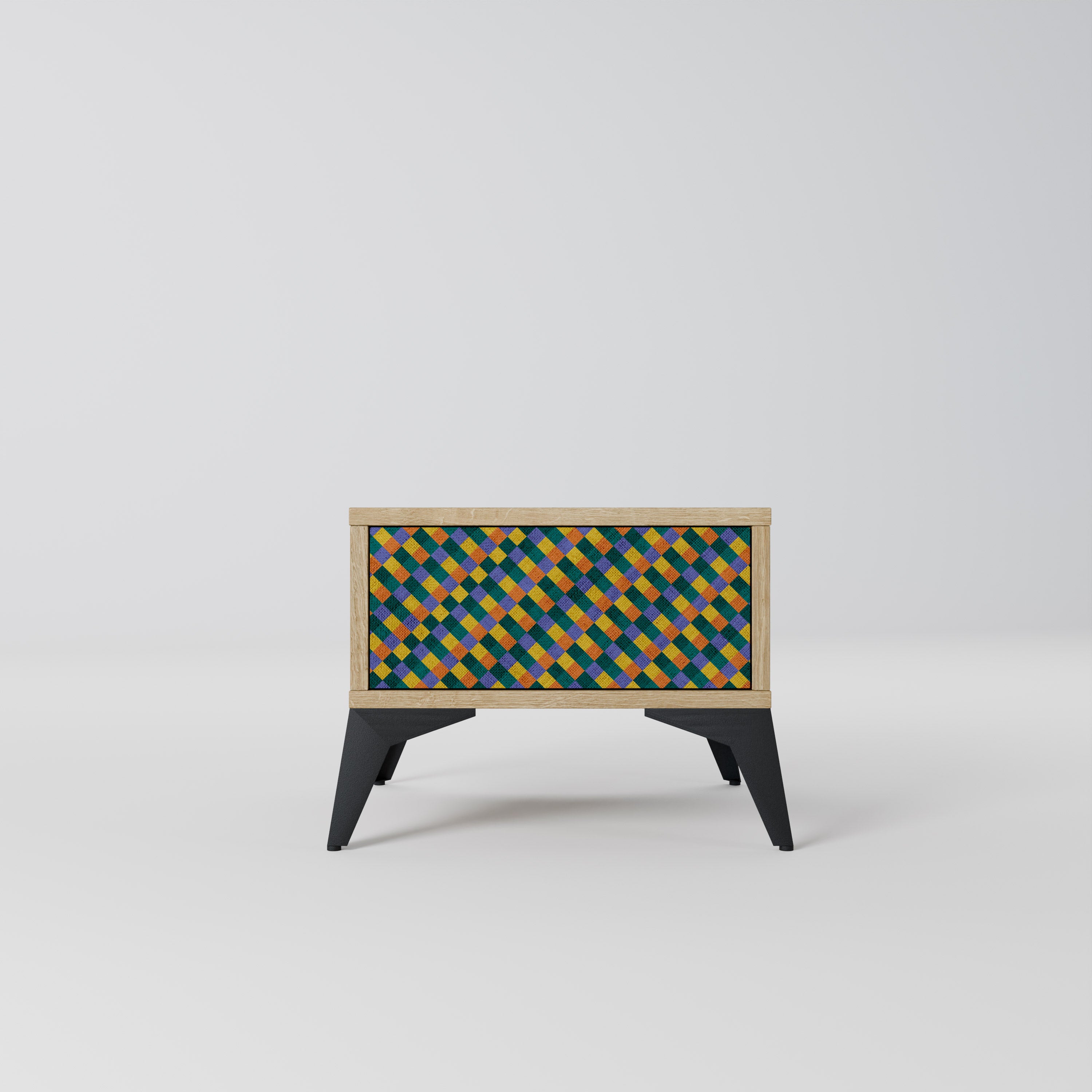 PAINTED SQUARES MIX Szafka nocna