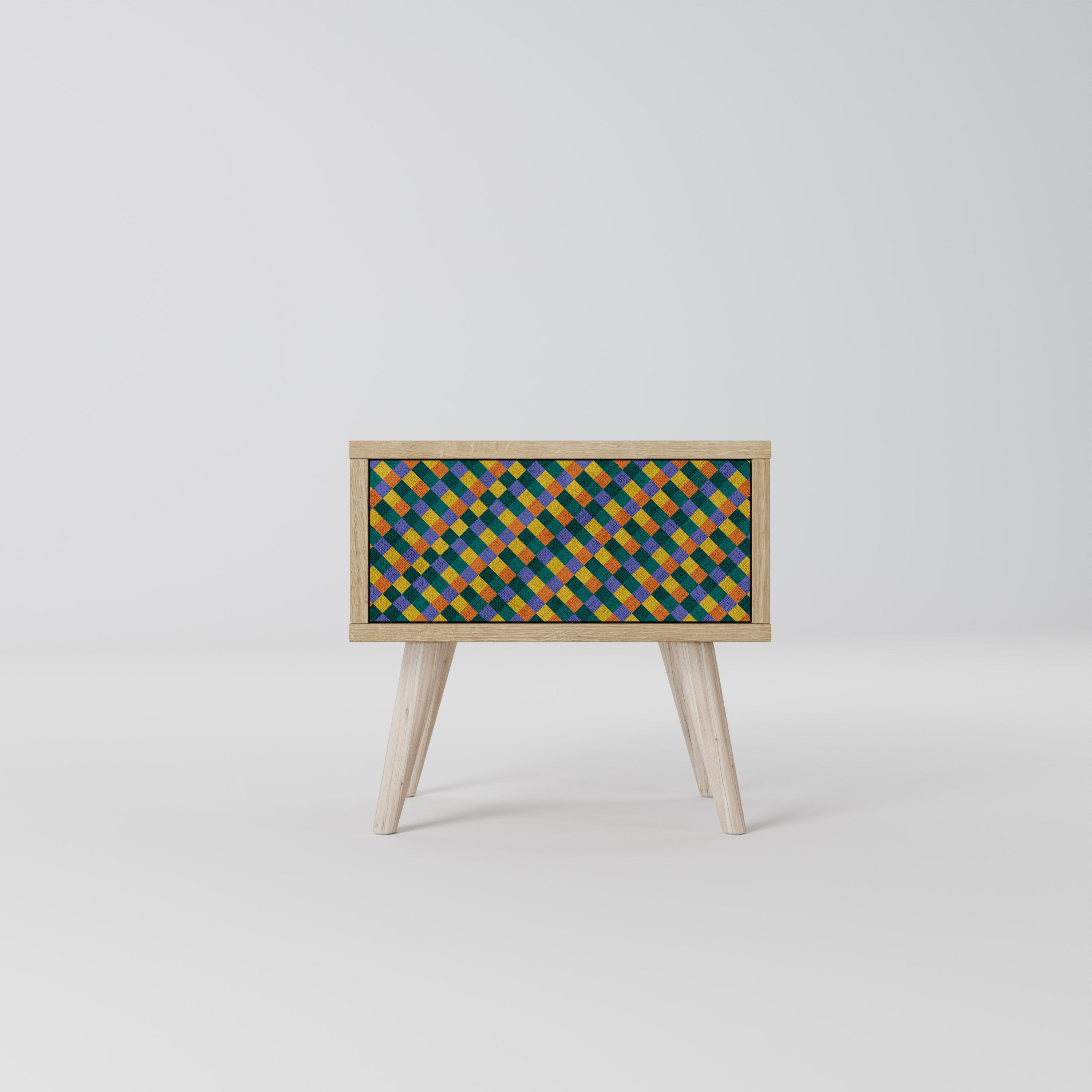 PAINTED SQUARES MIX Szafka nocna