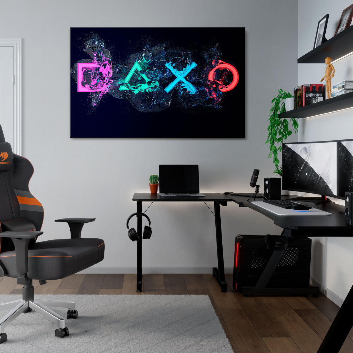 GAMING REVOLT Poziomy obraz na płótnie
