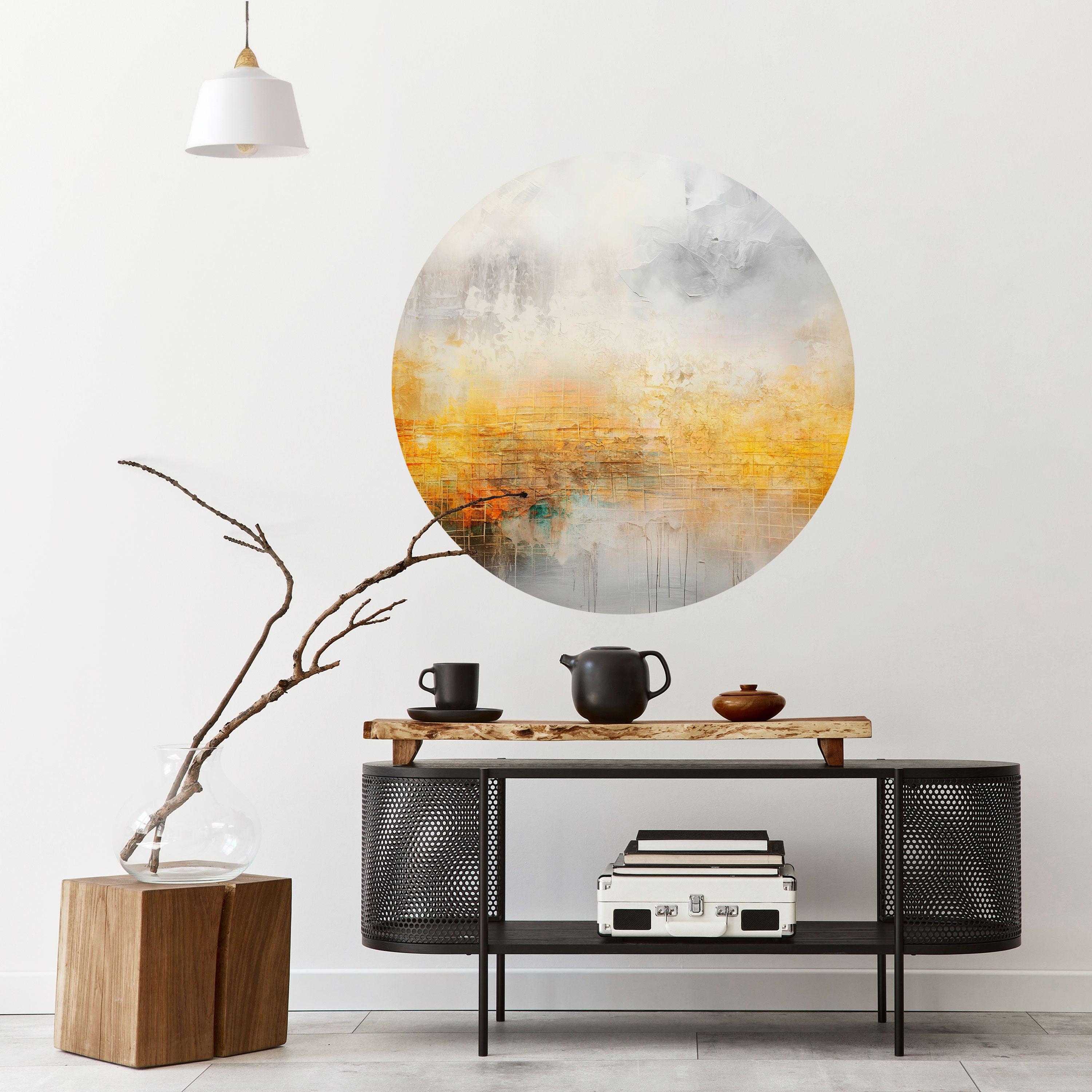 IMPRESSIONAL DAWN Naklejka okrągła