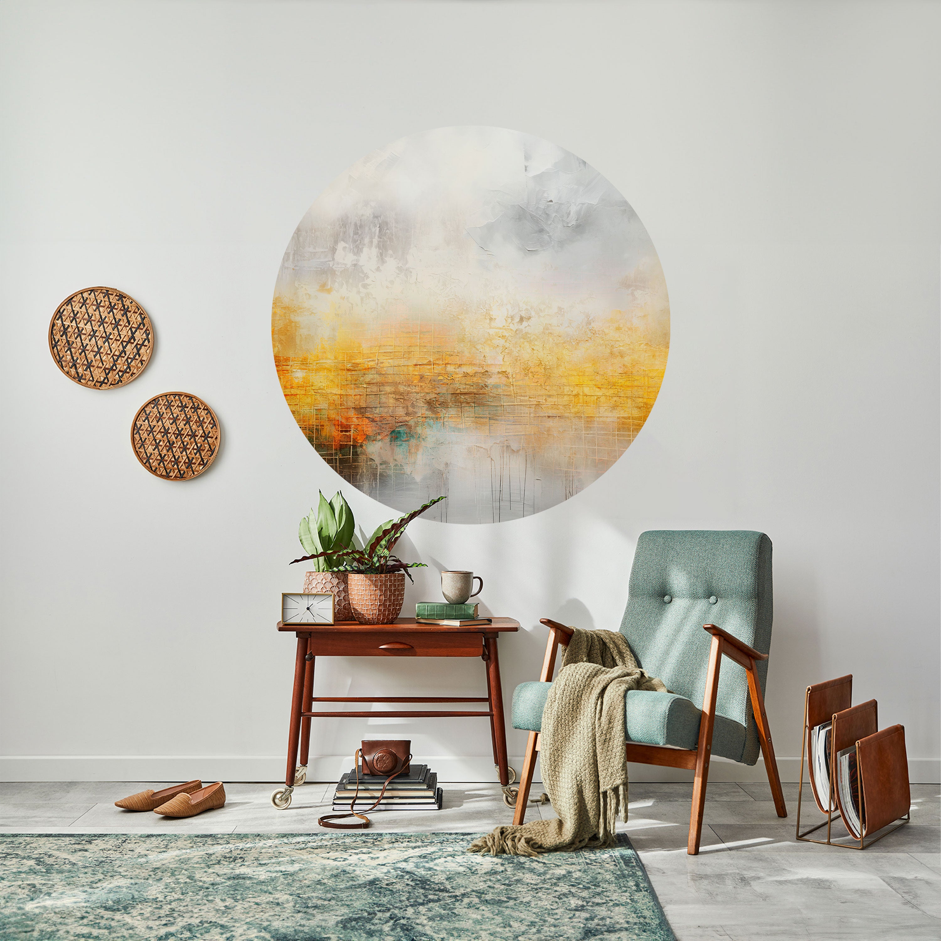 IMPRESSIONAL DAWN Naklejka okrągła