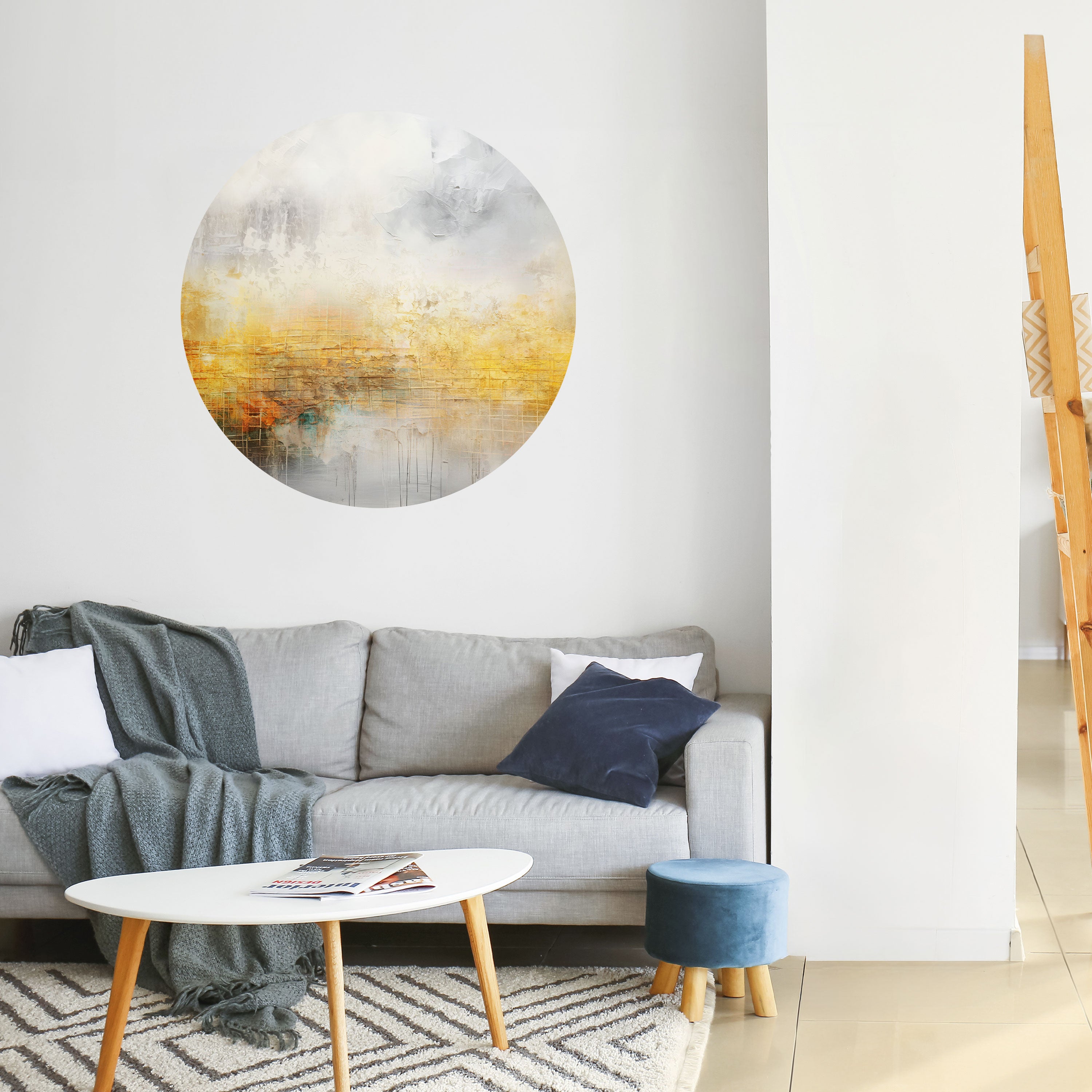 IMPRESSIONAL DAWN Naklejka okrągła