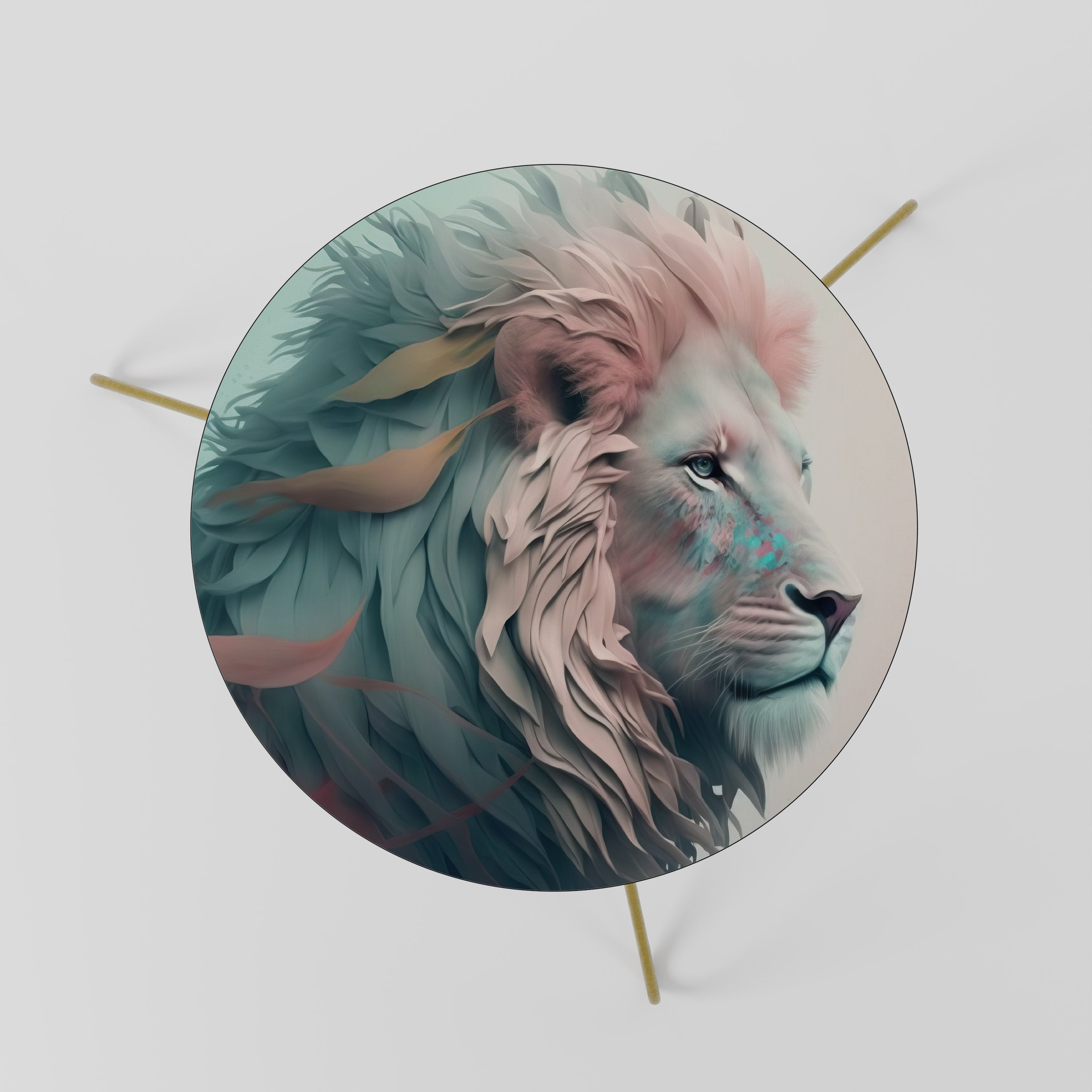 LUMINOUS LION MAJESTY Stolik kawowy mały