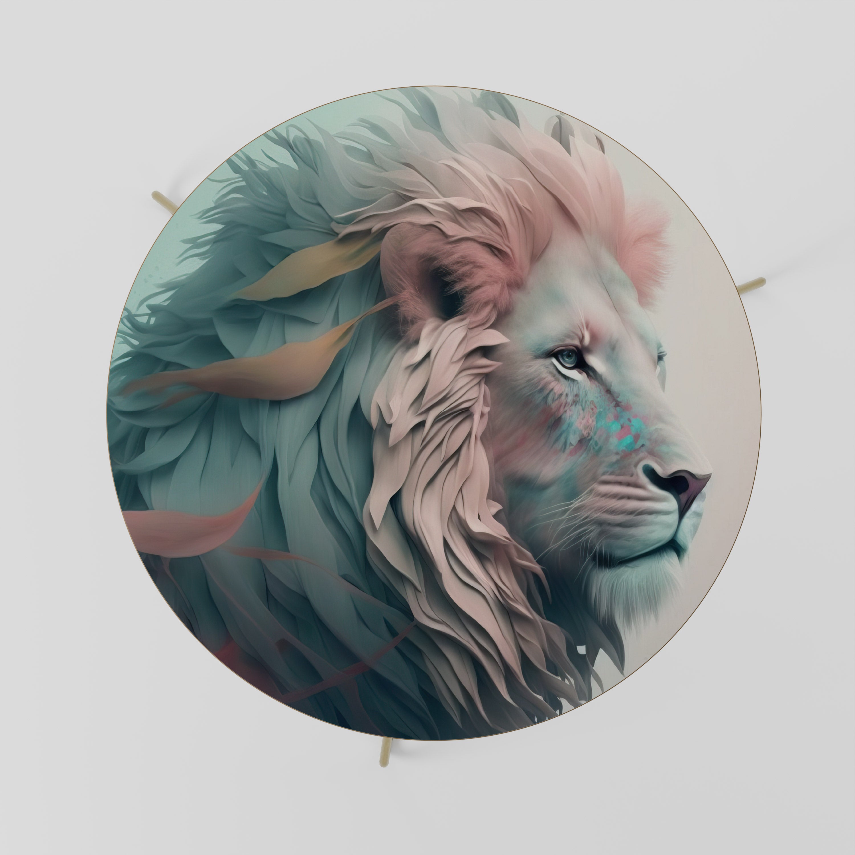 LUMINOUS LION MAJESTY Stolik kawowy duży